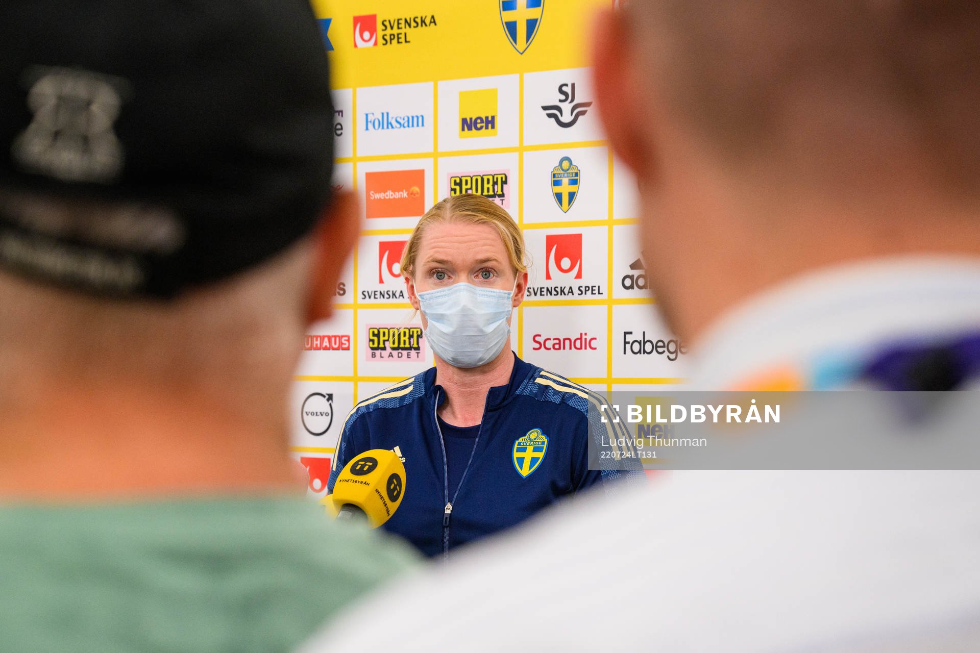 Goalkeeper Hedvig Lindahl of the Swedish women's national