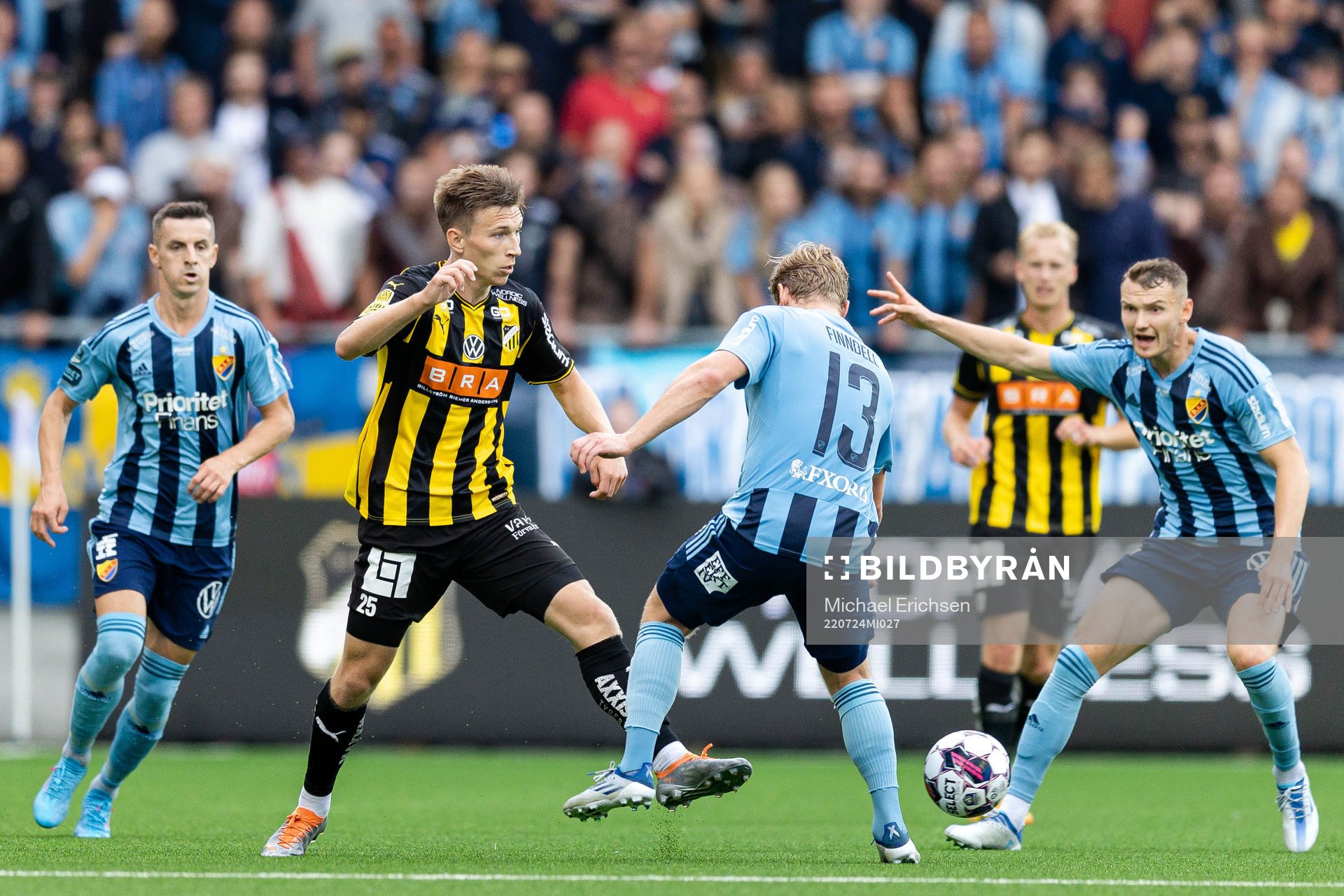 Häckens Kristoffer Lund Hansen och Djurgårdens Hampus