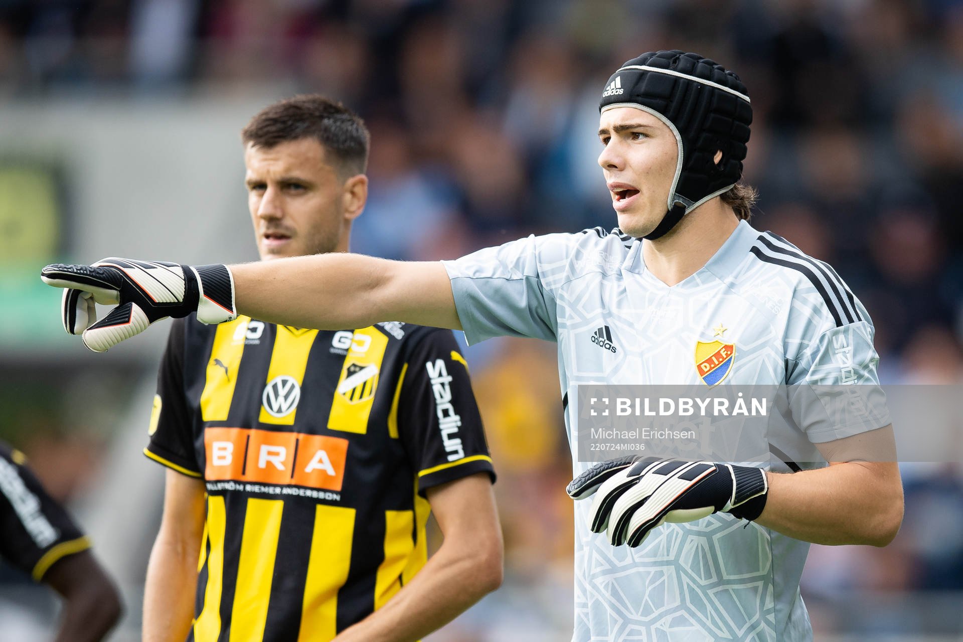 Djurgårdens målvakt Jacob Widell Zetterström