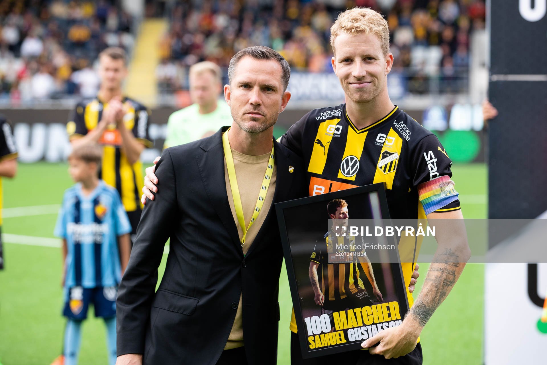 Häckens Samuel Gustafson uppmärksammas för 100 spelade