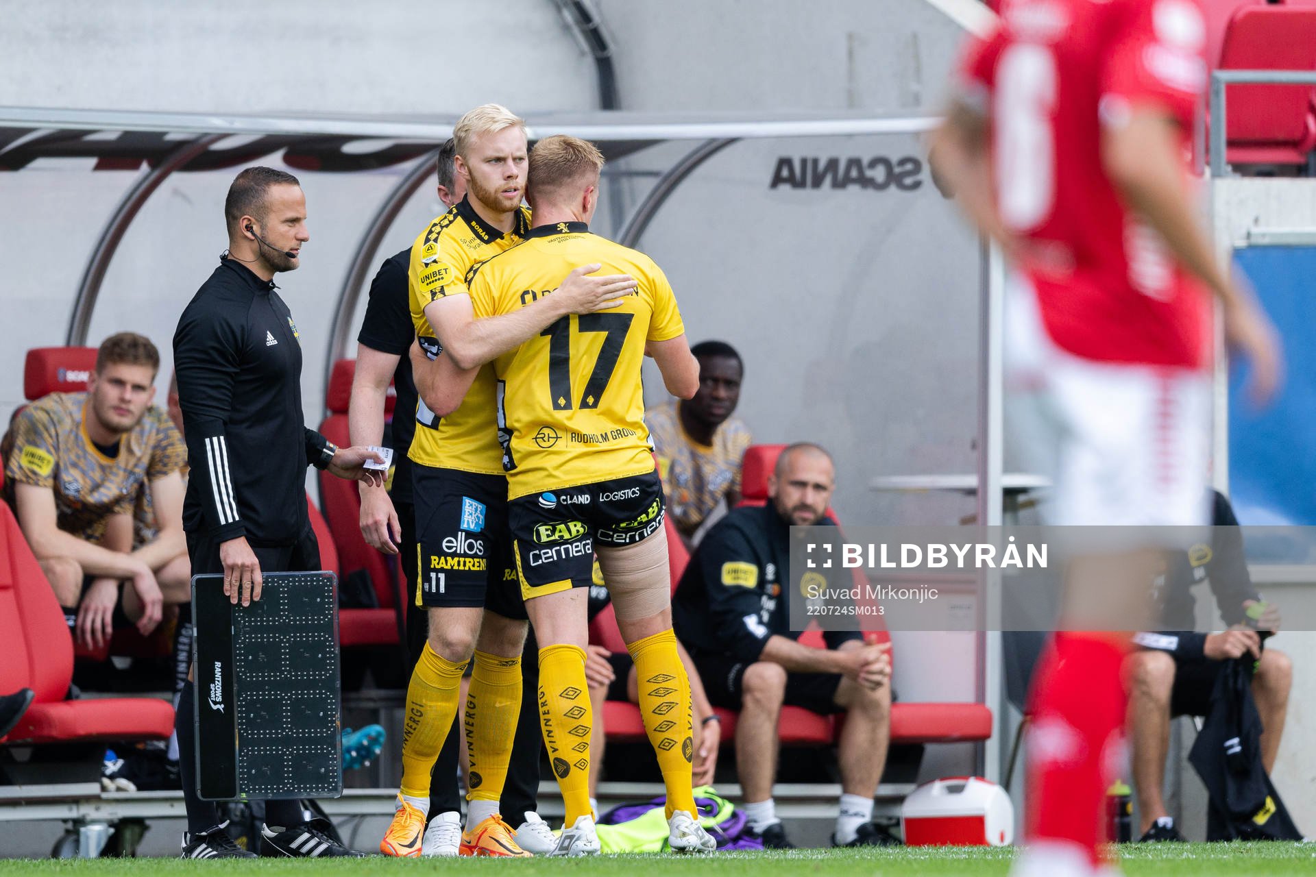 Elfsborgs Per Frick och Sveinn Guðjohnsen