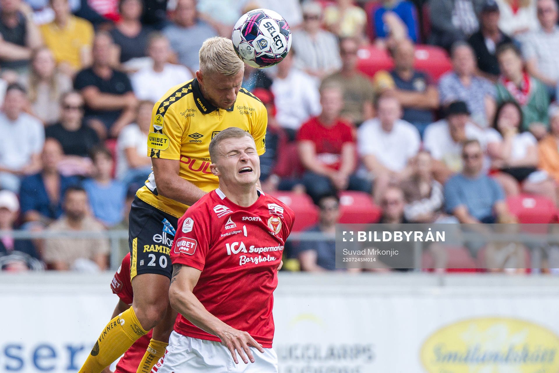 Elfsborgs Simon Strand och Kalmars David Kristjan Olafsson