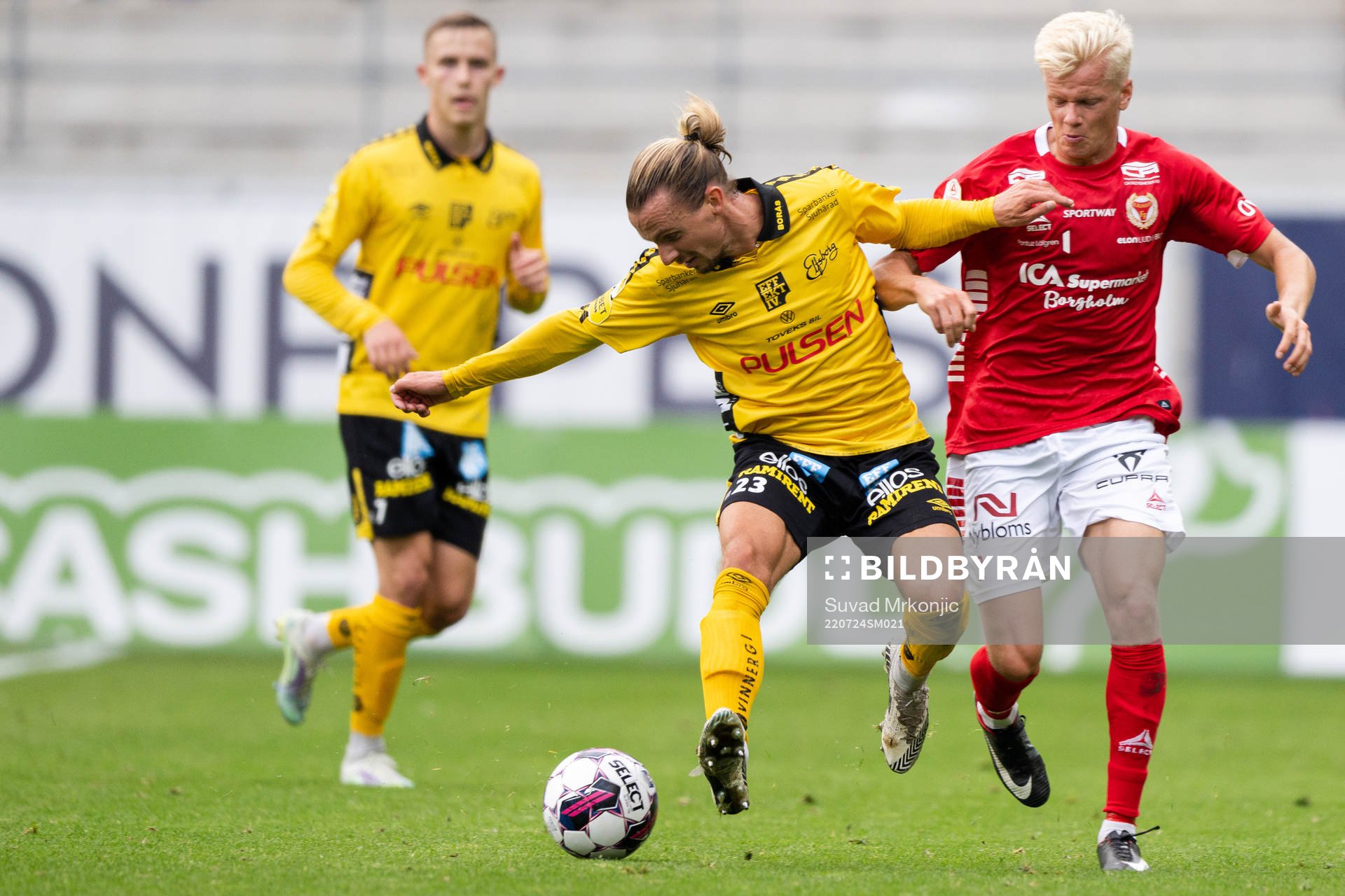 Elfsborgs Niklas Hult och Kalmars Axel Lindahl