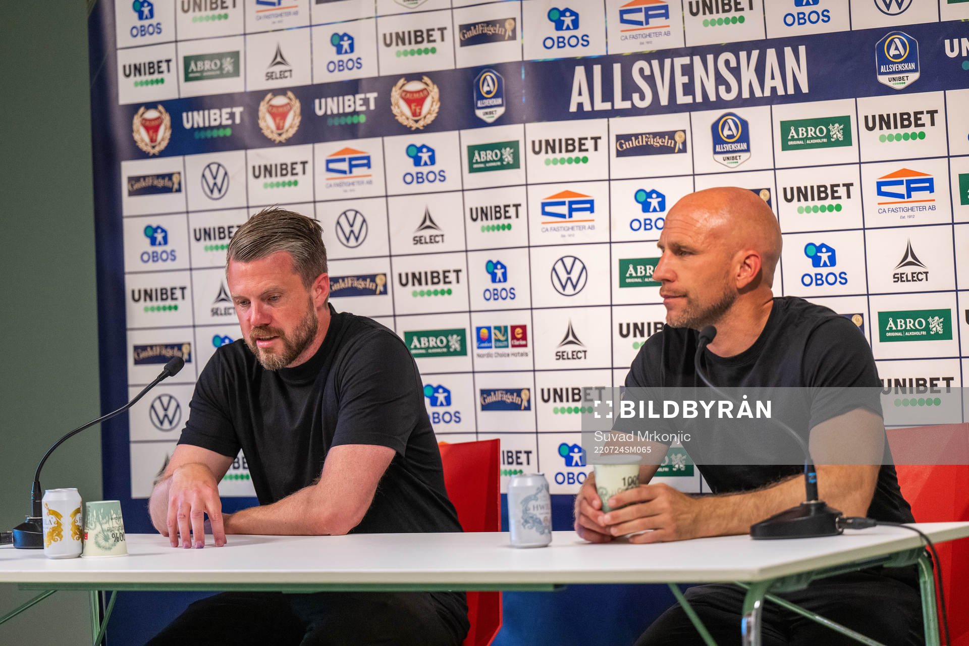 Elfsborgs manager Jimmy Thelin och Kalmars tränare Henrik