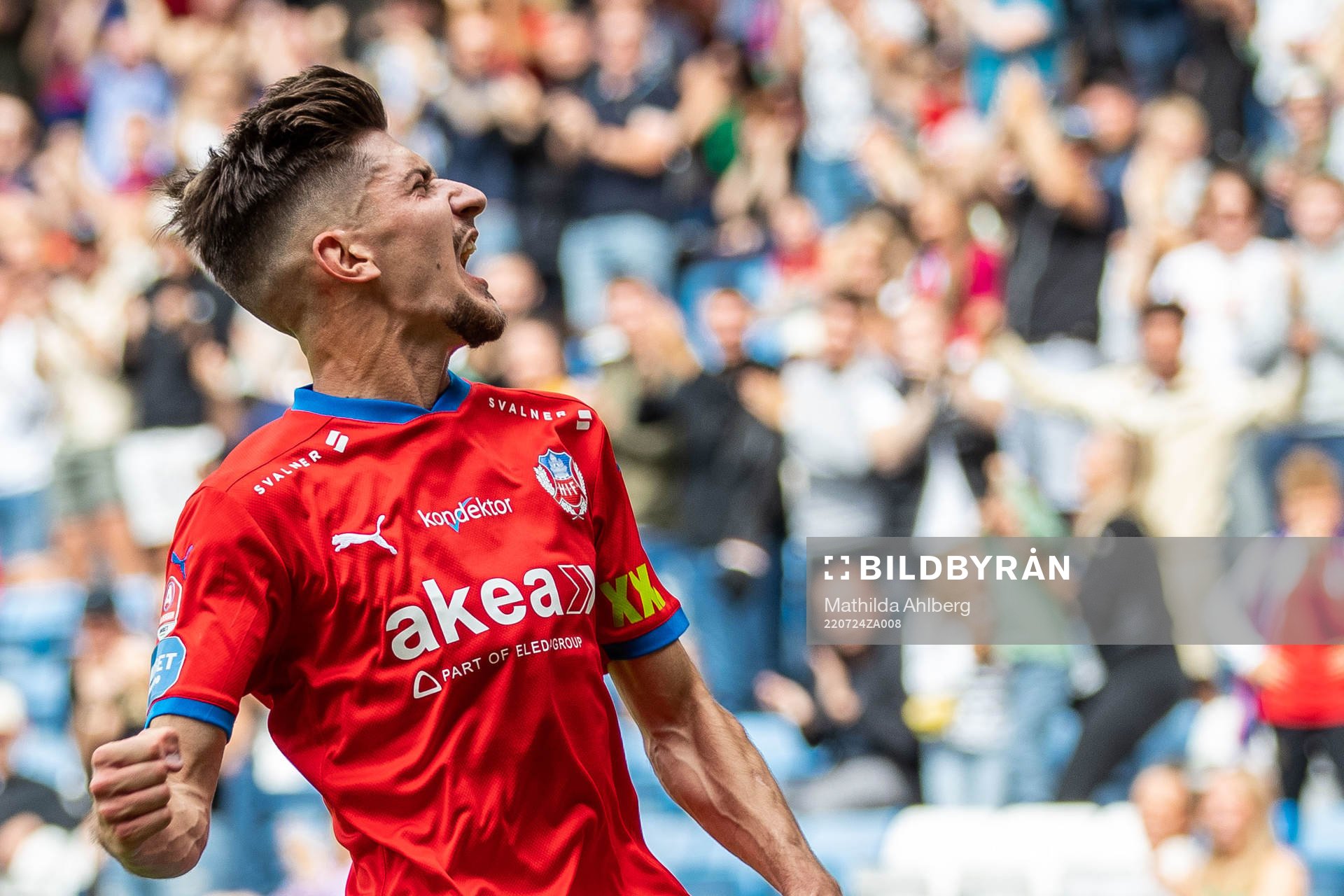 Helsingborgs Armin Gigovic jublar