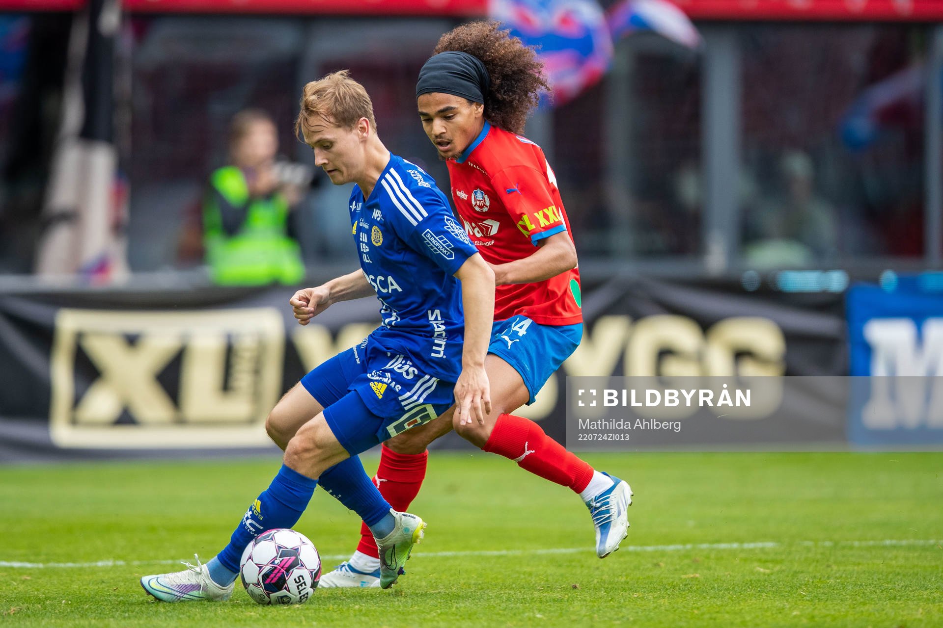 GIF Sundsvalls Saku Ylätupa och Helsingborgs Adam Kaied