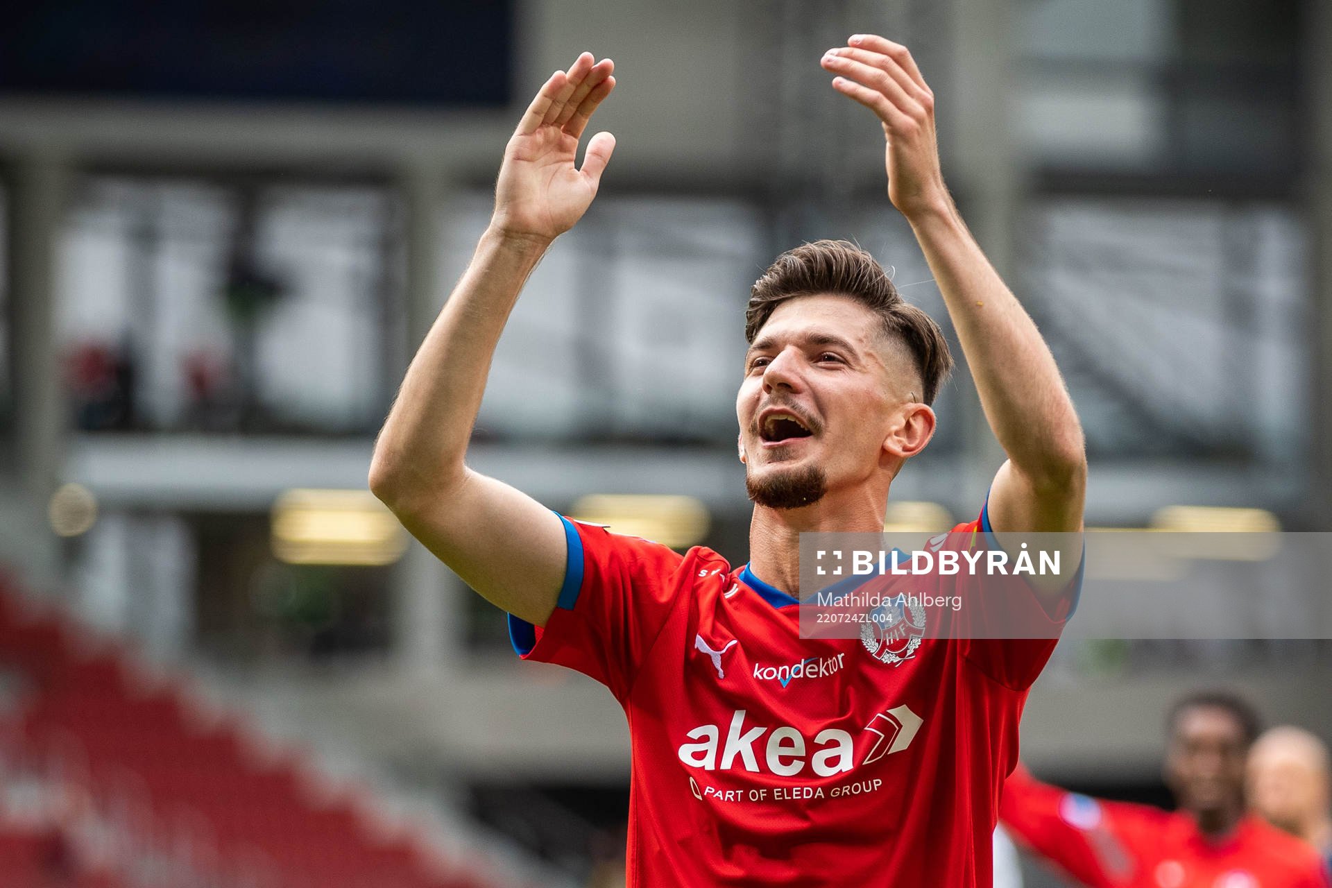 Helsingborgs Armin Gigovic jublar