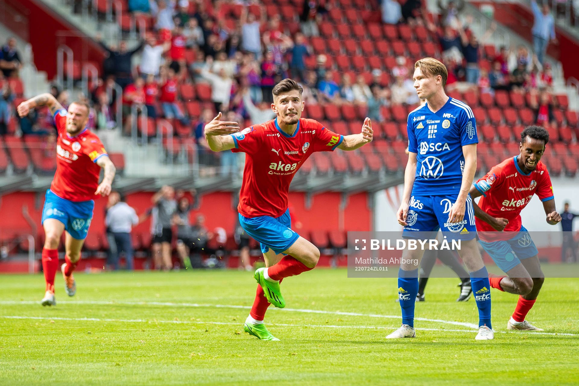 Helsingborgs Armin Gigovic jublar