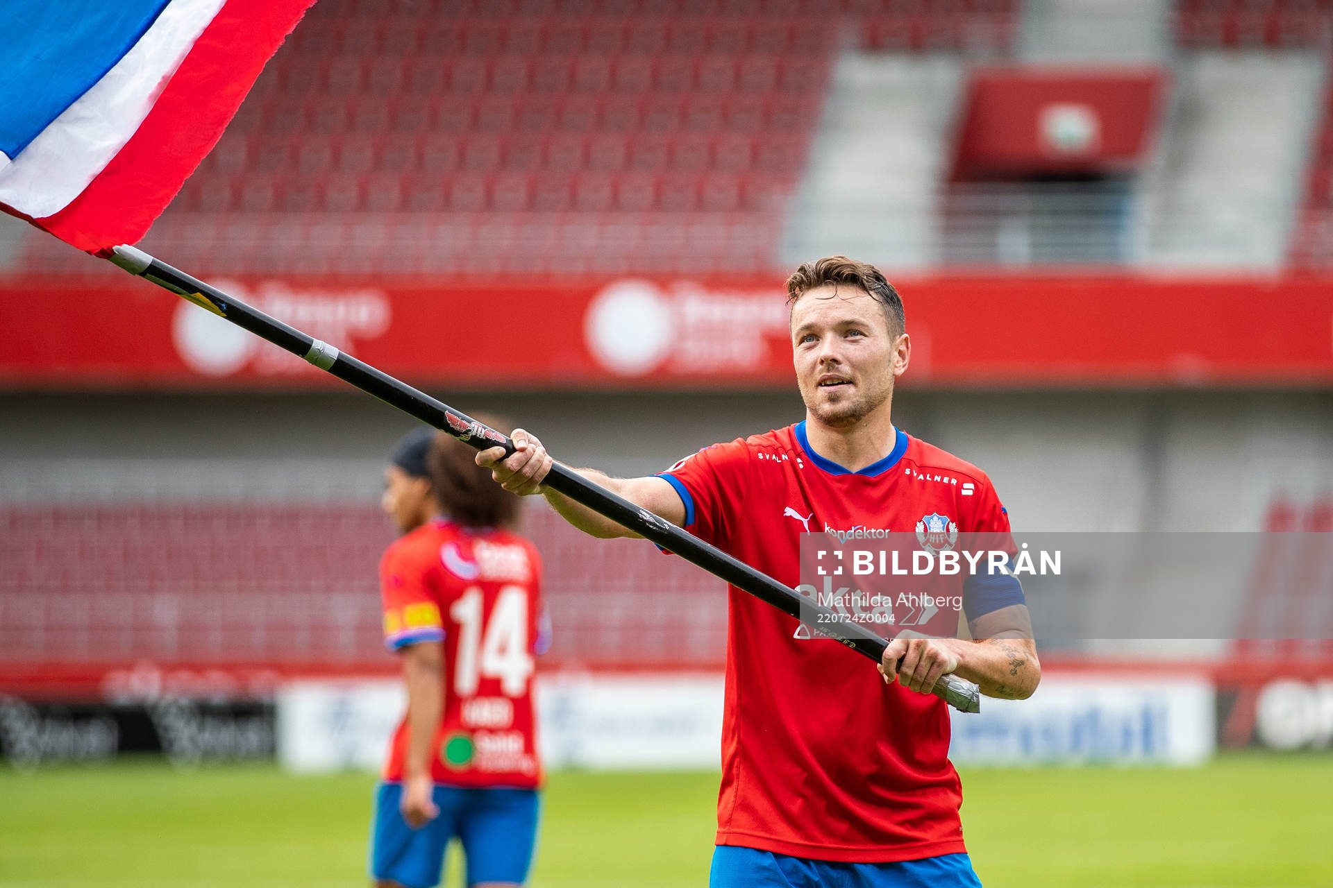 Helsingborgs Viljormur Davidsen jublar