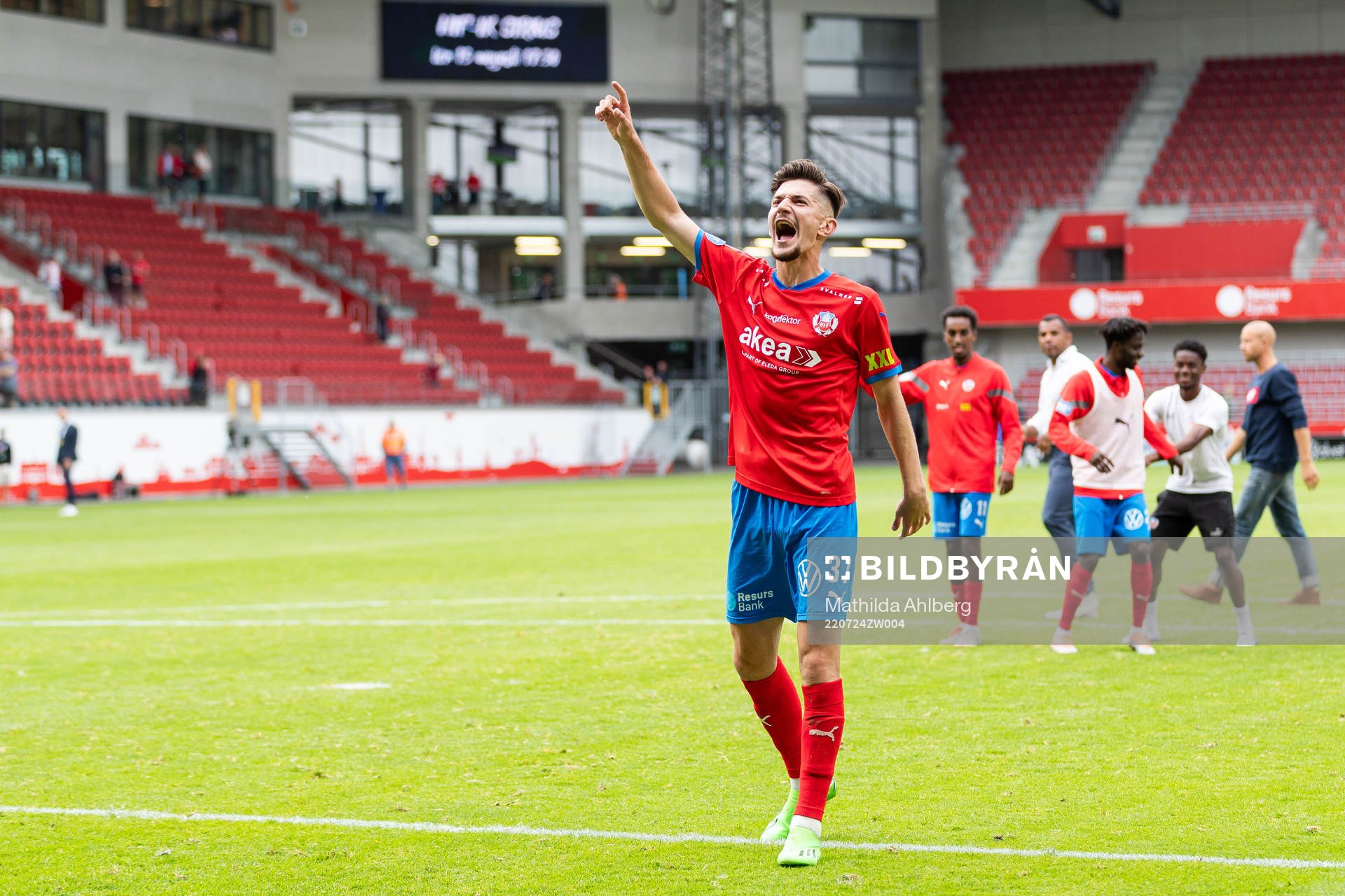 Helsingborgs Armin Gigovic jublar