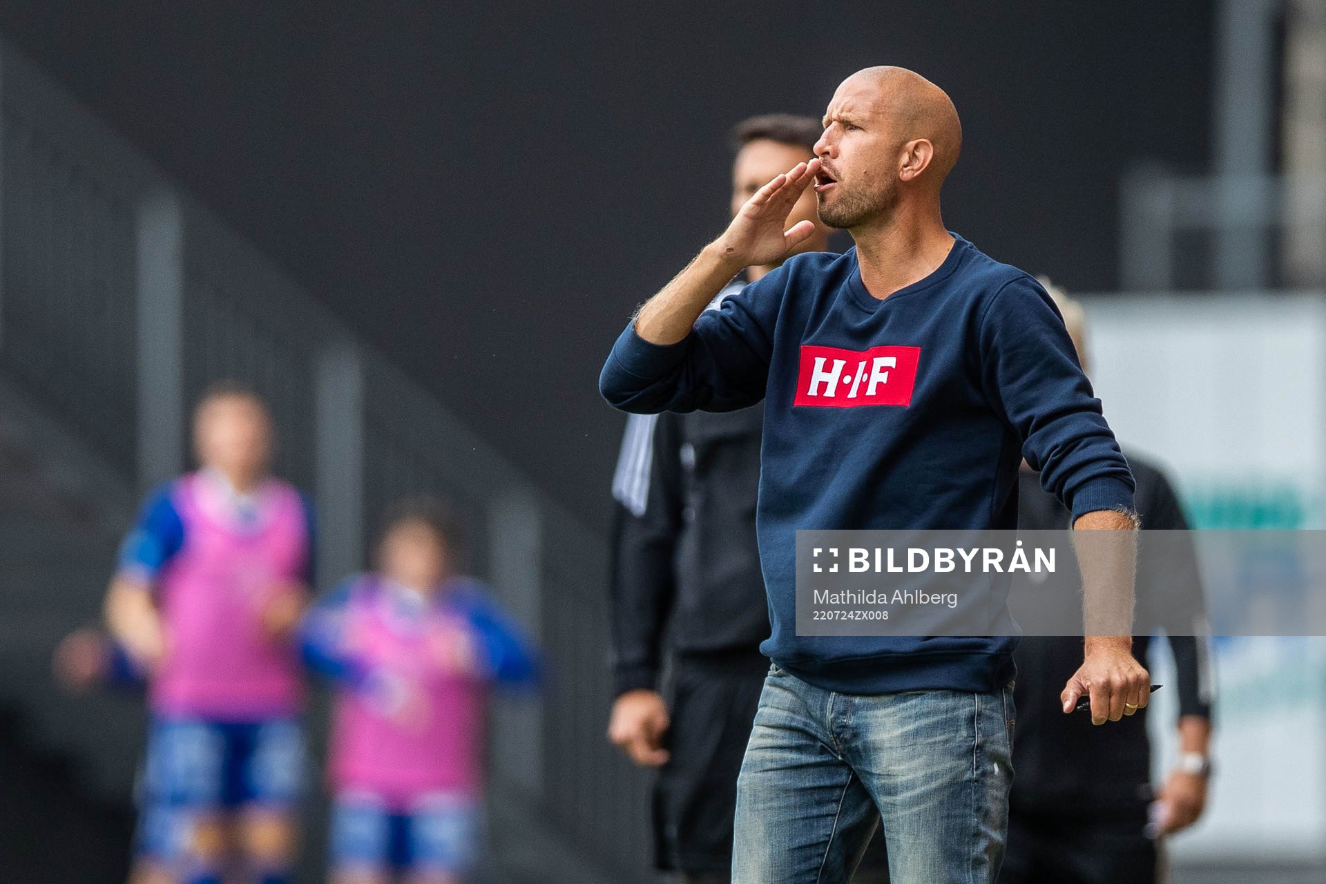 Helsingborgs tränare Mattias Lindström