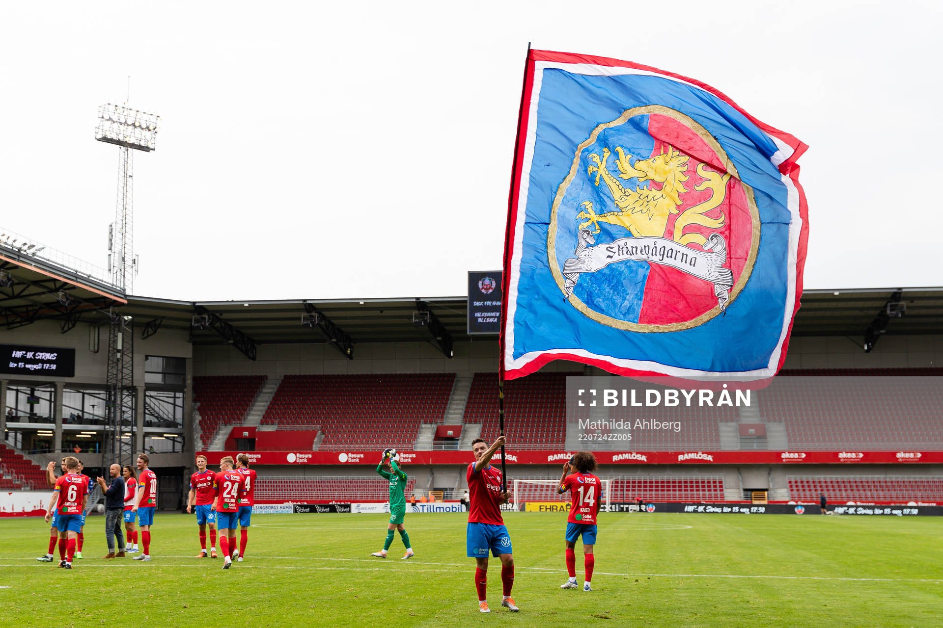 Helsingborgs Viljormur Davidsen jublar