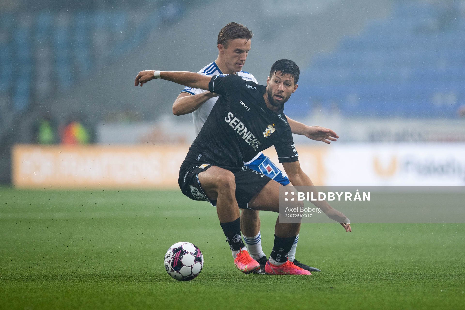 IFK Norrköpings Jacob Ortmark och IFK Göteborgs Mattias
