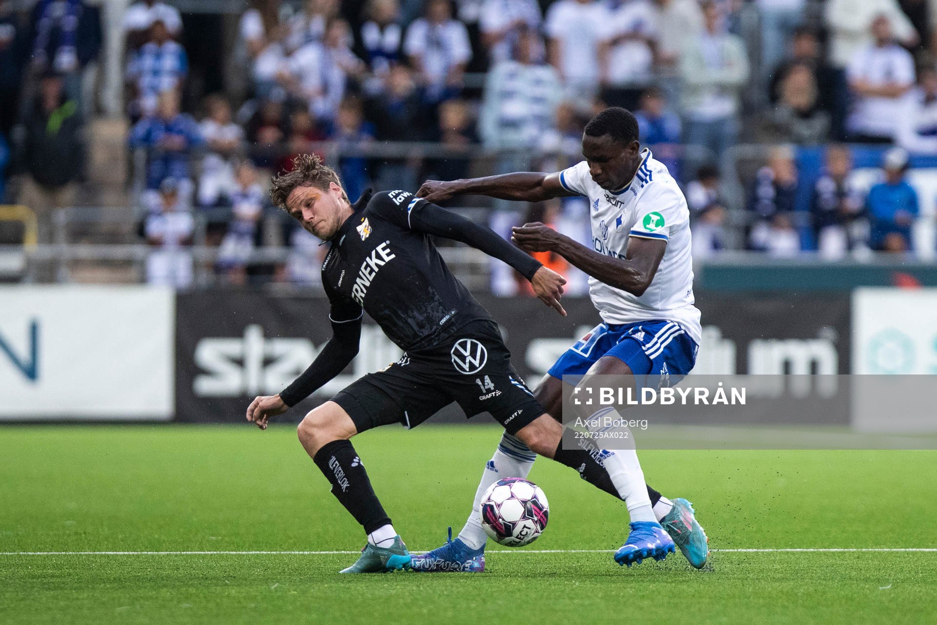 IFK Norrköpings Godswill Ekpolo och IFK Göteborgs Gustaf