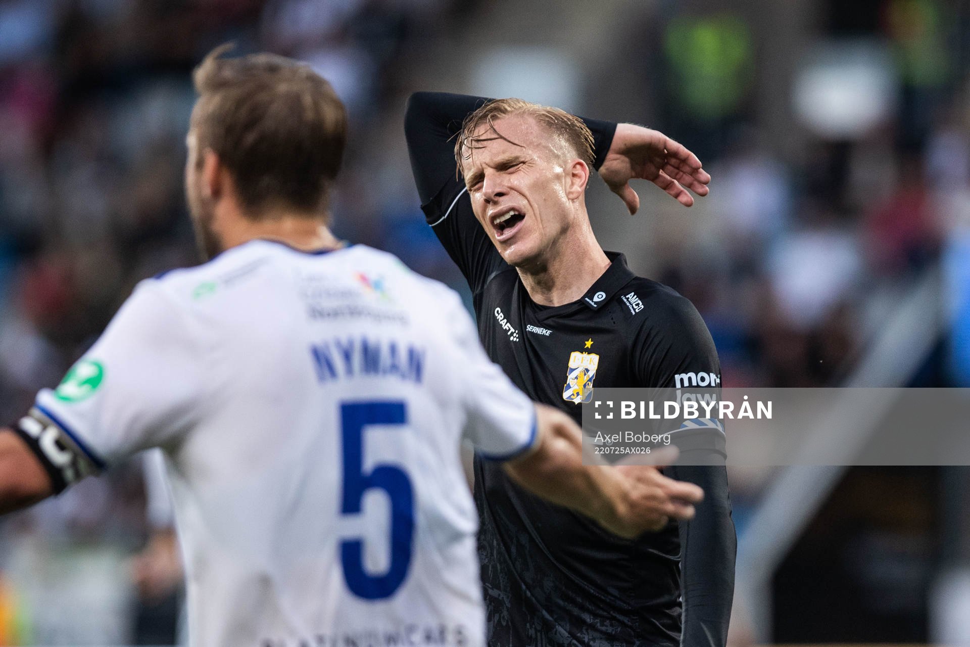 IFK Göteborgs Oscar Wendt deppar