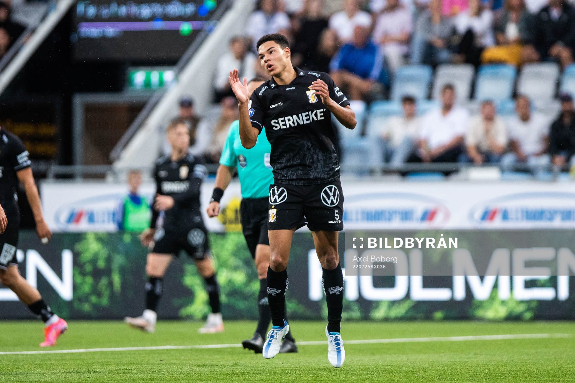 IFK Göteborgs Alexander Jallow deppar