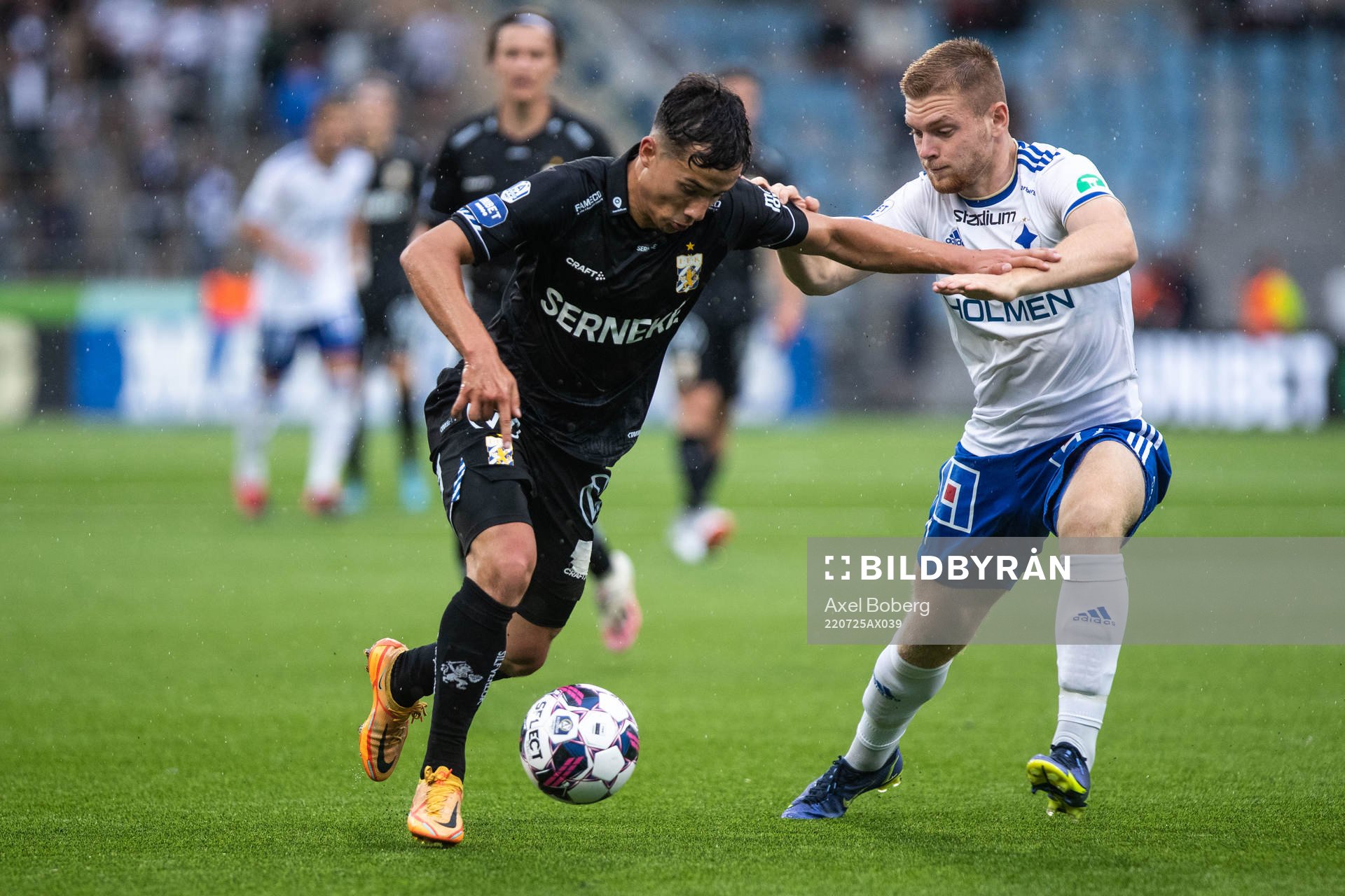 IFK Göteborgs Hussein Carneil och IFK Norrköpings Dino