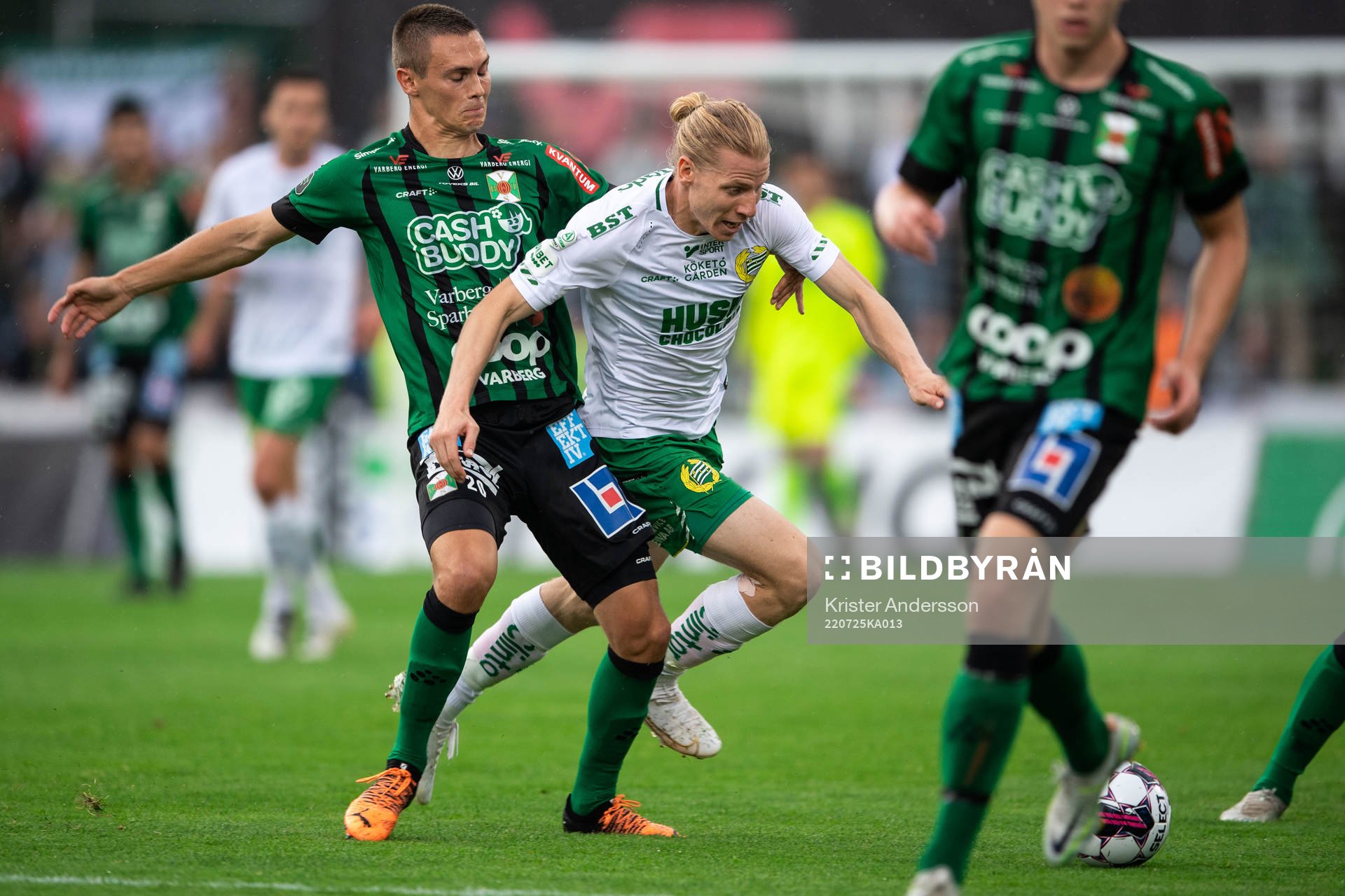Varbergs Tobias Carlsson och Hammarbys Gustav Ludwigson