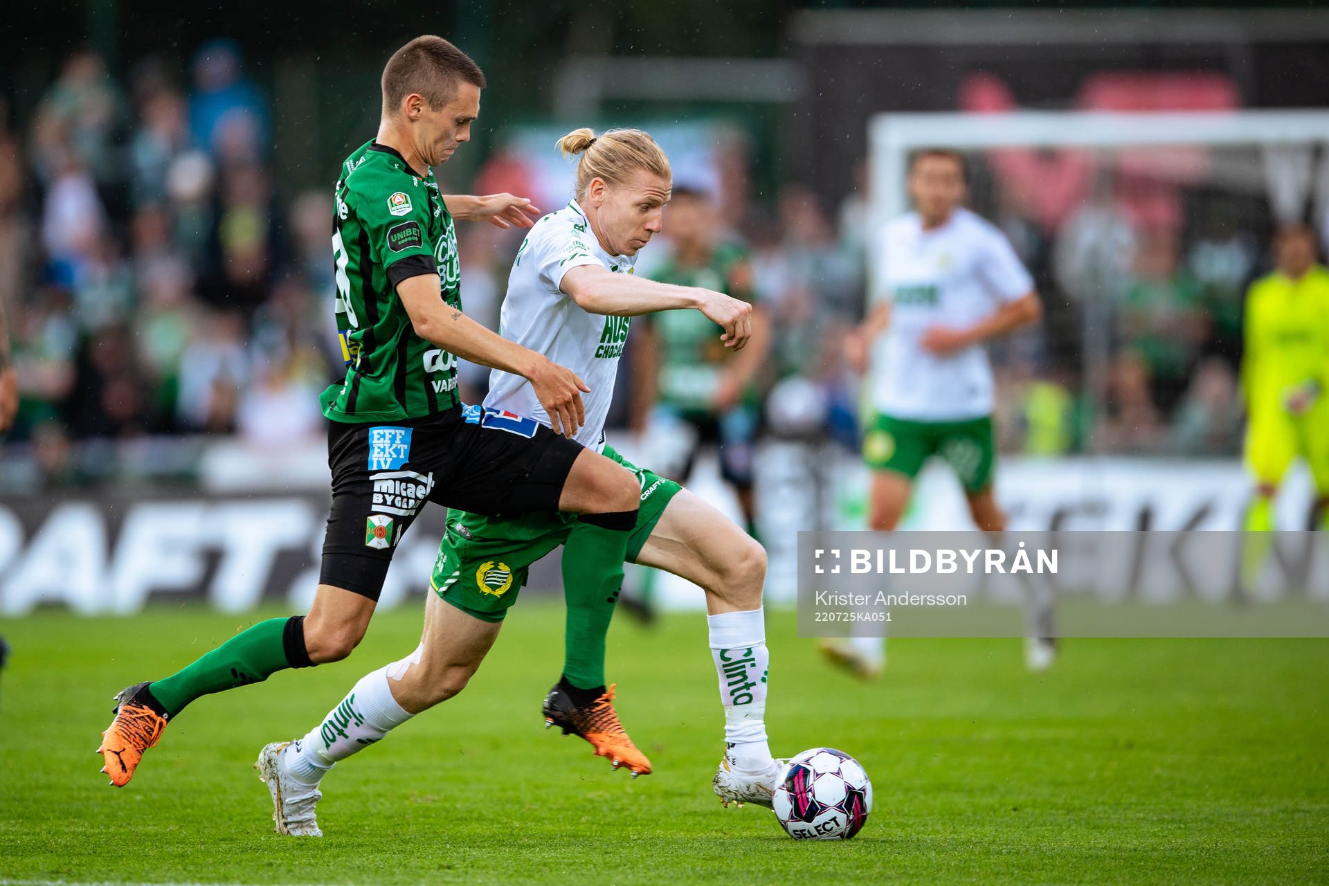 Varbergs Tobias Carlsson och Hammarbys Gustav Ludwigson