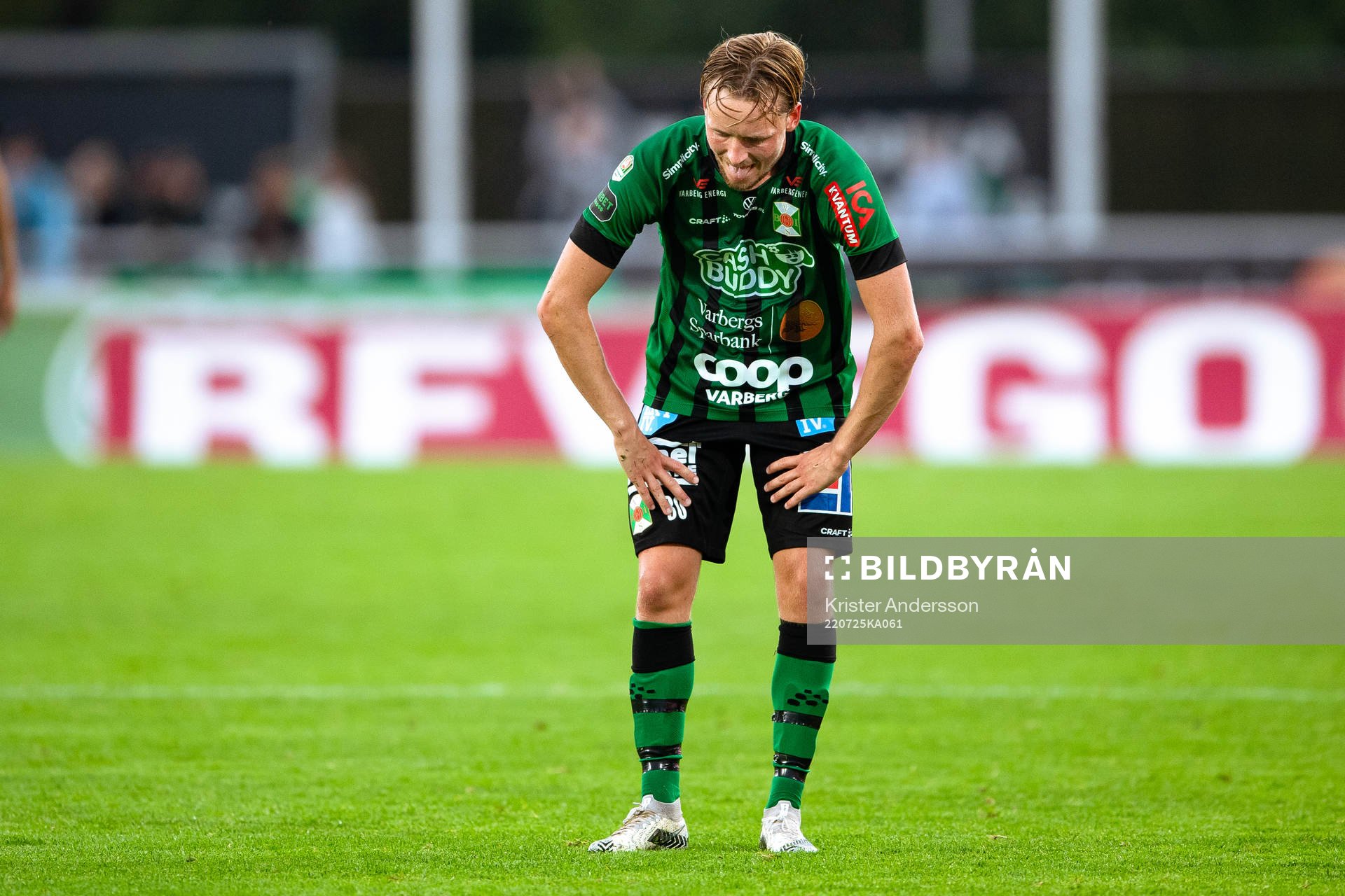 Varbergs Joel Sundström deppar