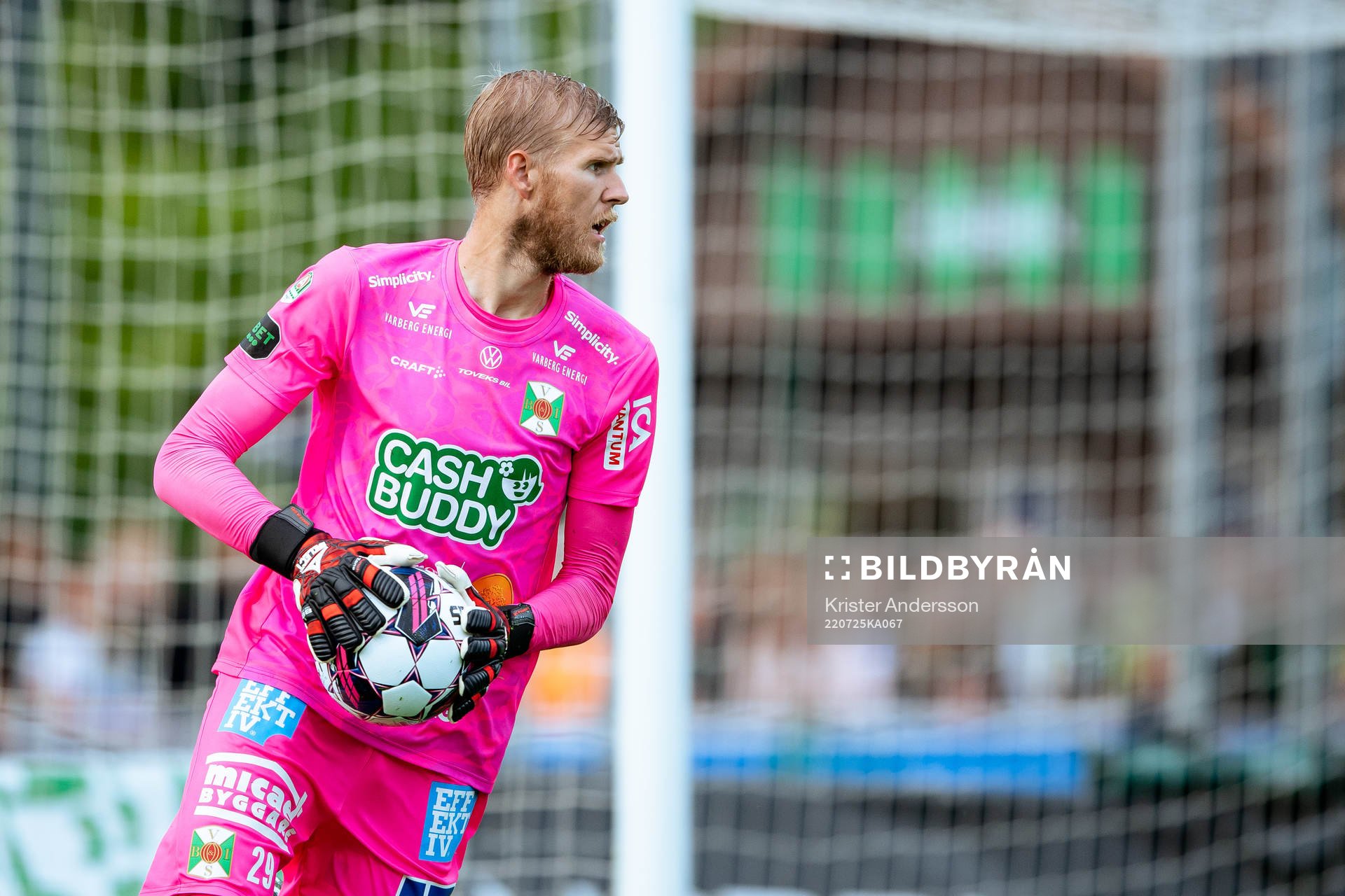 Varbergs målvakt Fredrik Andersson