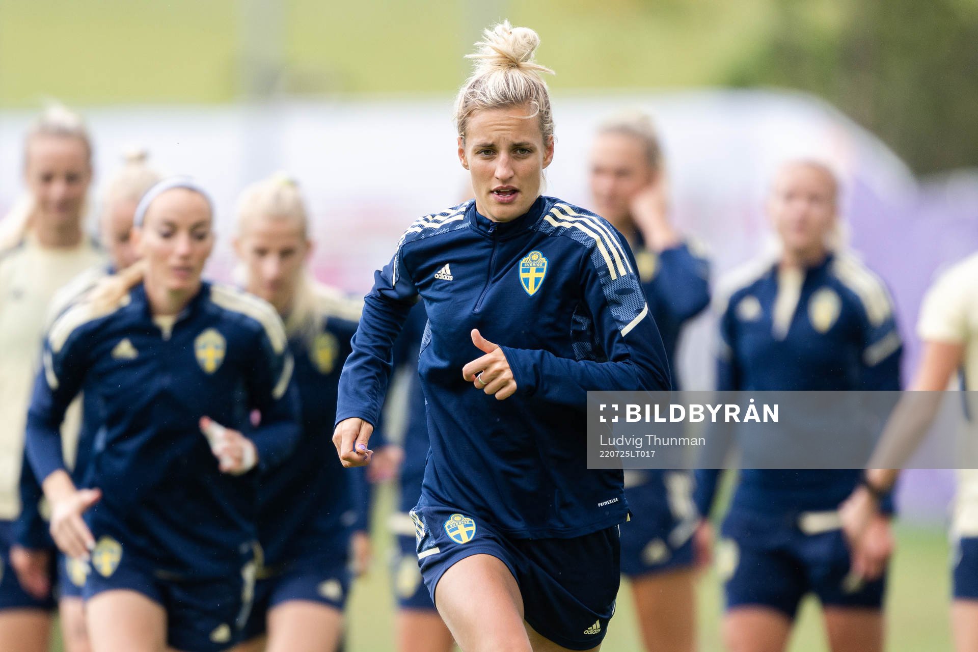 Nathalie Björn of the Swedish women's national football
