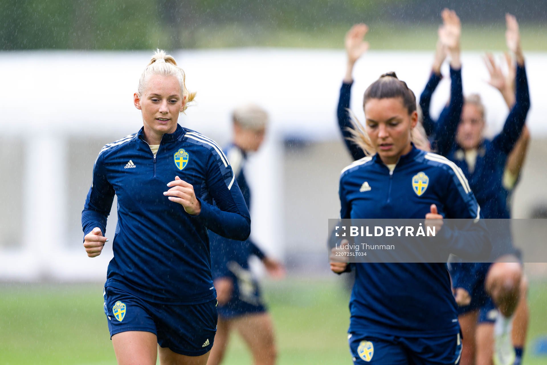 Stina Blackstenius and Johanna Rytting Kaneryd of the
