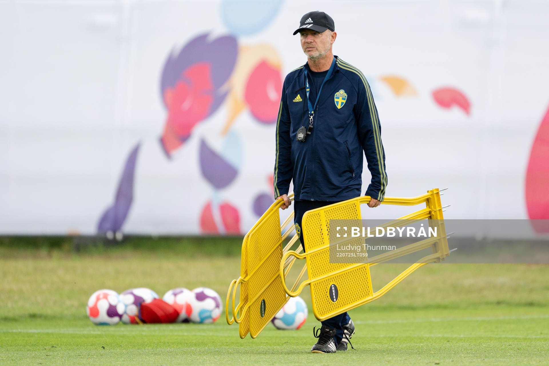 Head coach Peter Gerhardsson of the Swedish women's