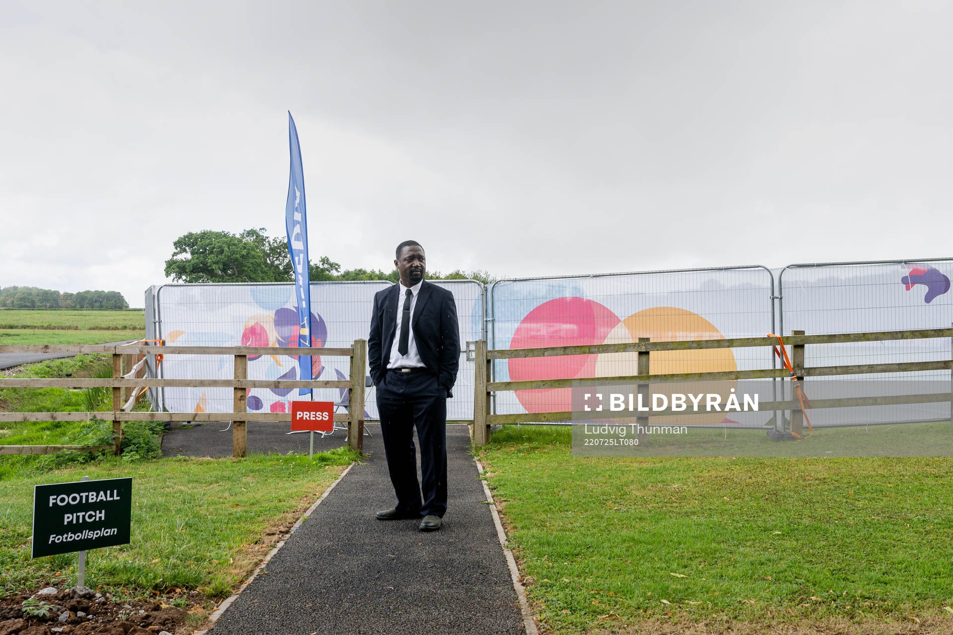 General view of Carden Park training grounds base camp of the Swedish women's national football team during the UEFA Women's Euro 2022 Championship on July 25, 2022 in Chester.