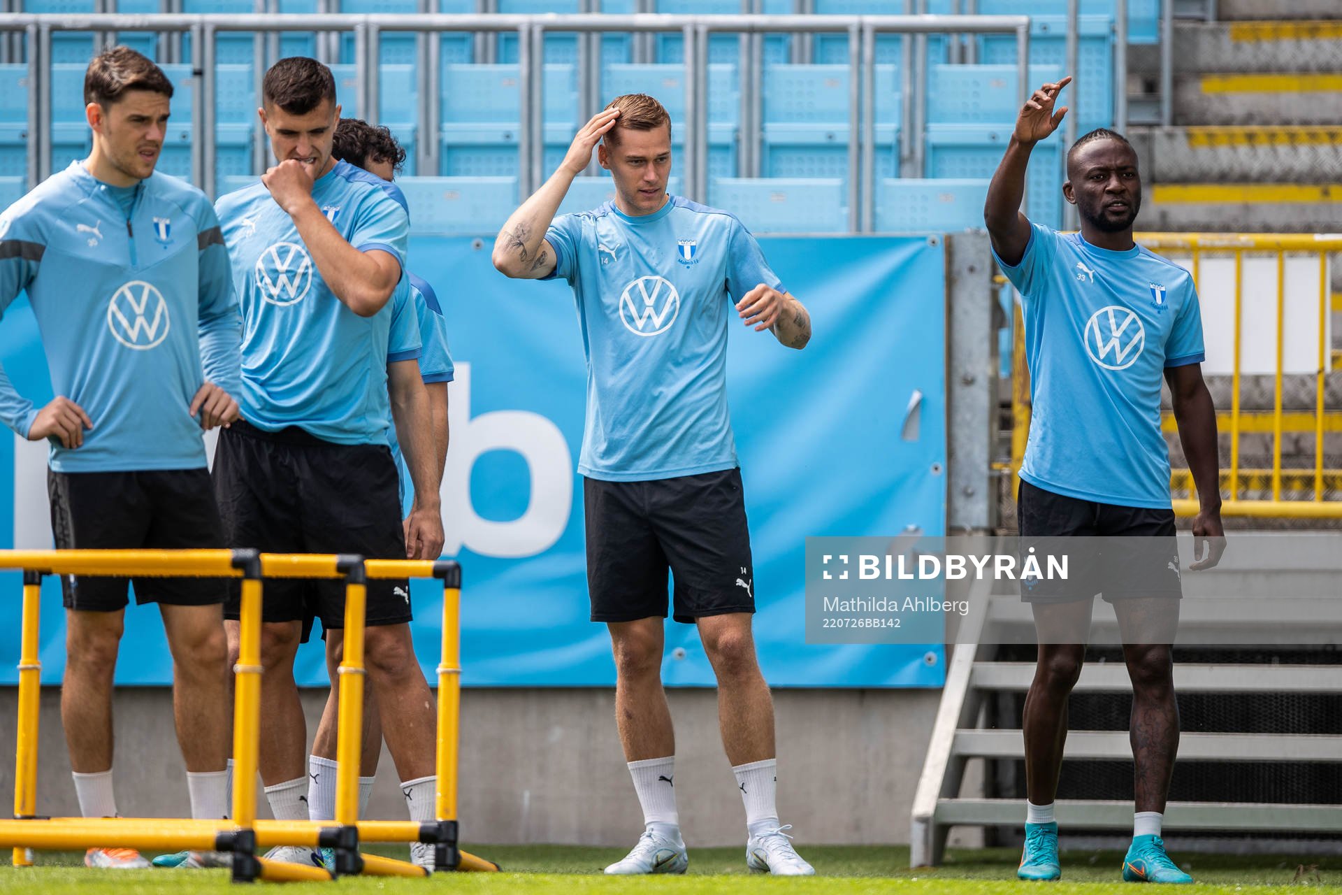 Felix Beijmo and Muhamed Buya Turay