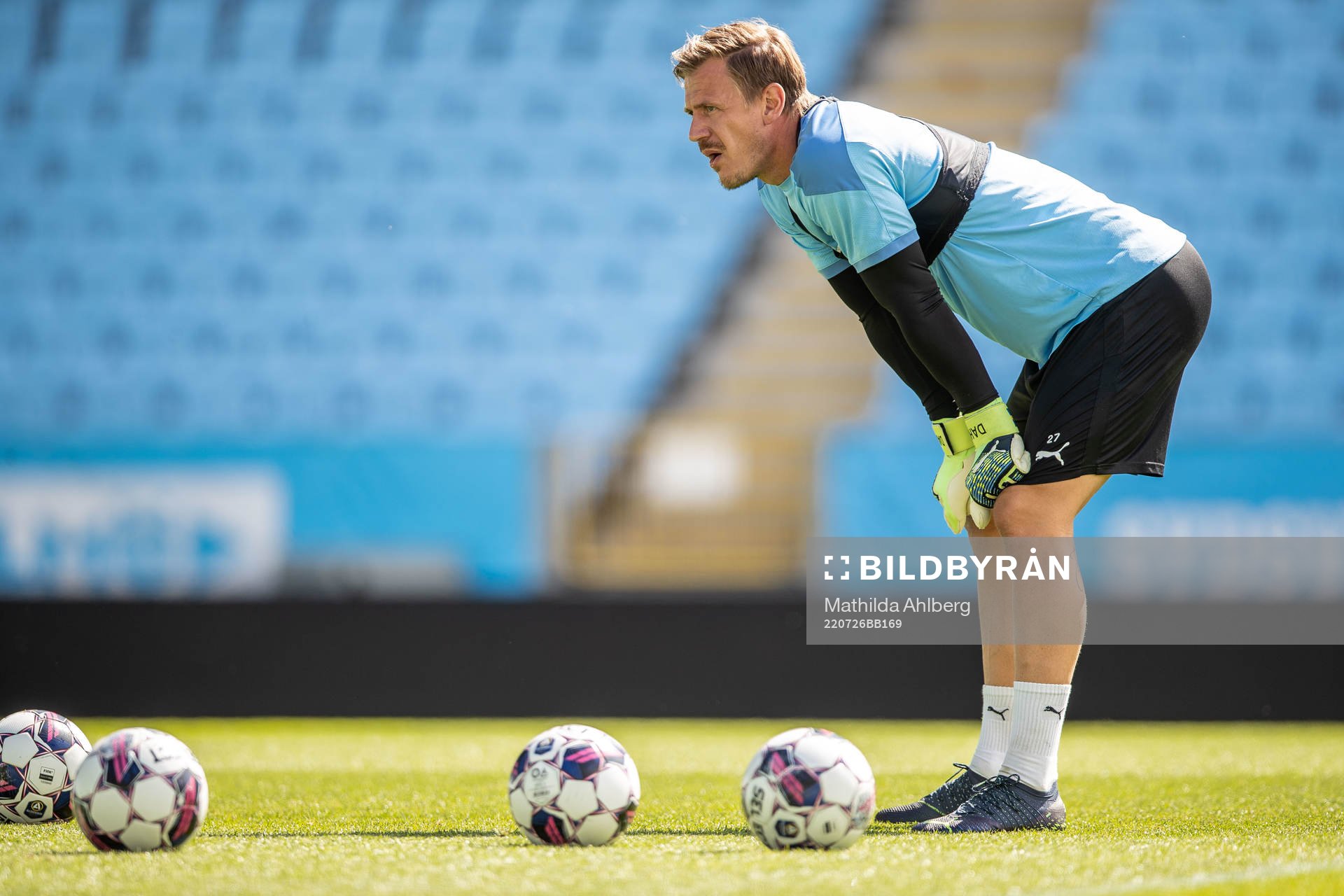 Goalkeeper Johan Dahlin