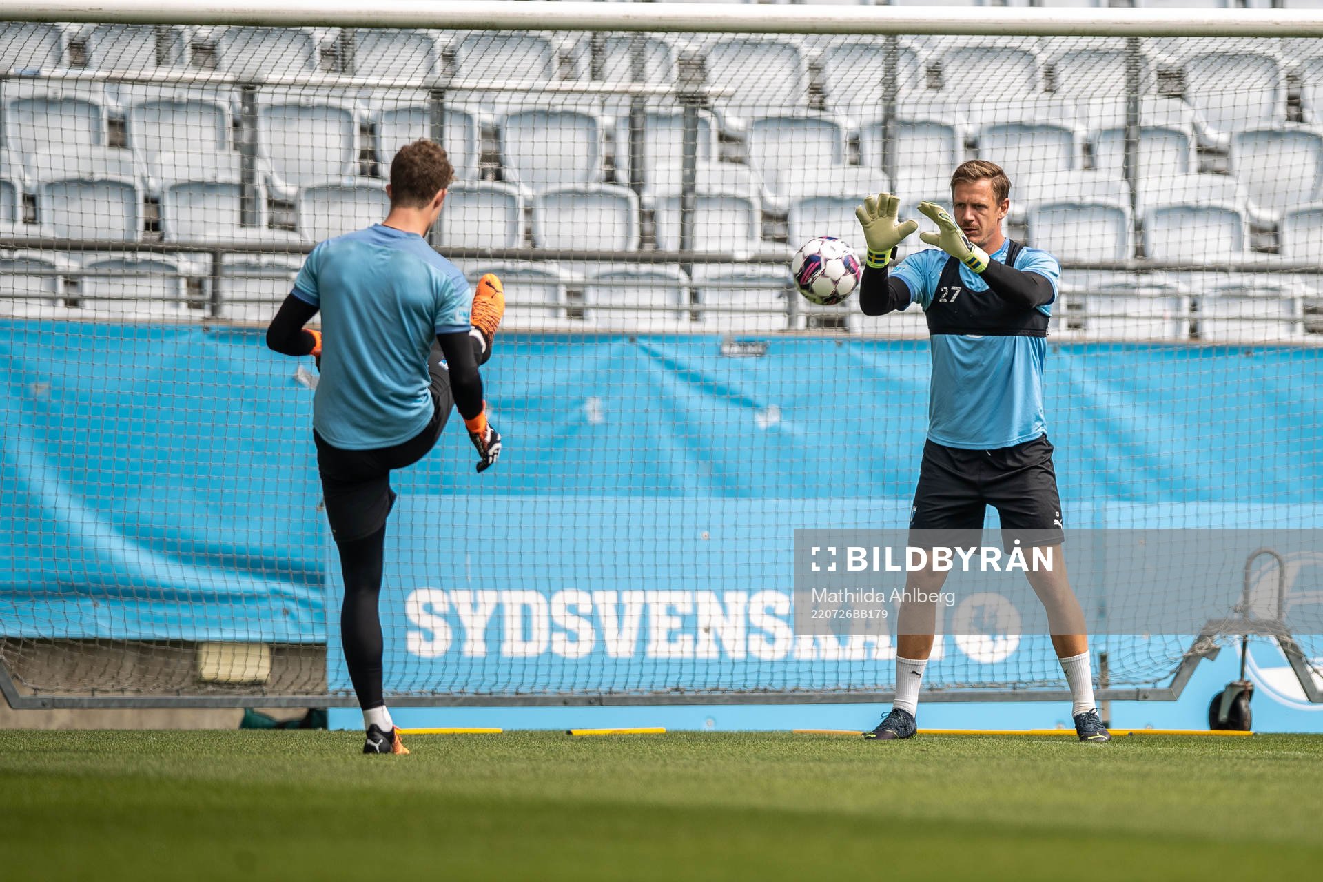 Goalkeeper Johan Dahlin