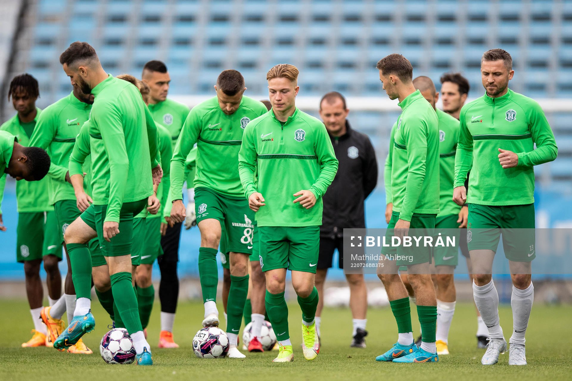 Players of Zalgiris Vilnius
