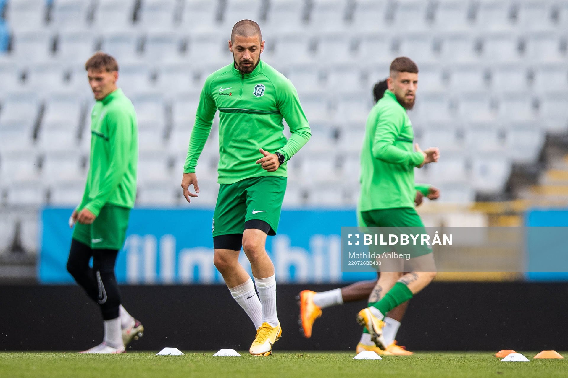 Ivan Tatomirovic  during a training session with Zalgiris Vilnius on July 26, 2022 in Malmö. 