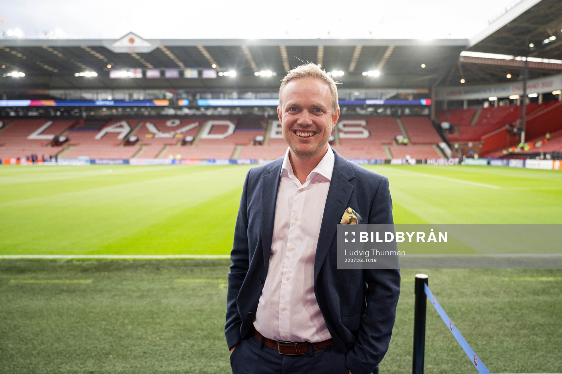 Jonas Eidevall, head coach of Arsenal FC poses for a