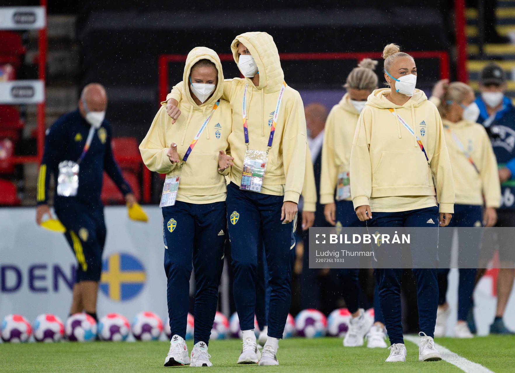 Rebecka Blomqvist, Sofia Jakobsson and Hanna Bennison of