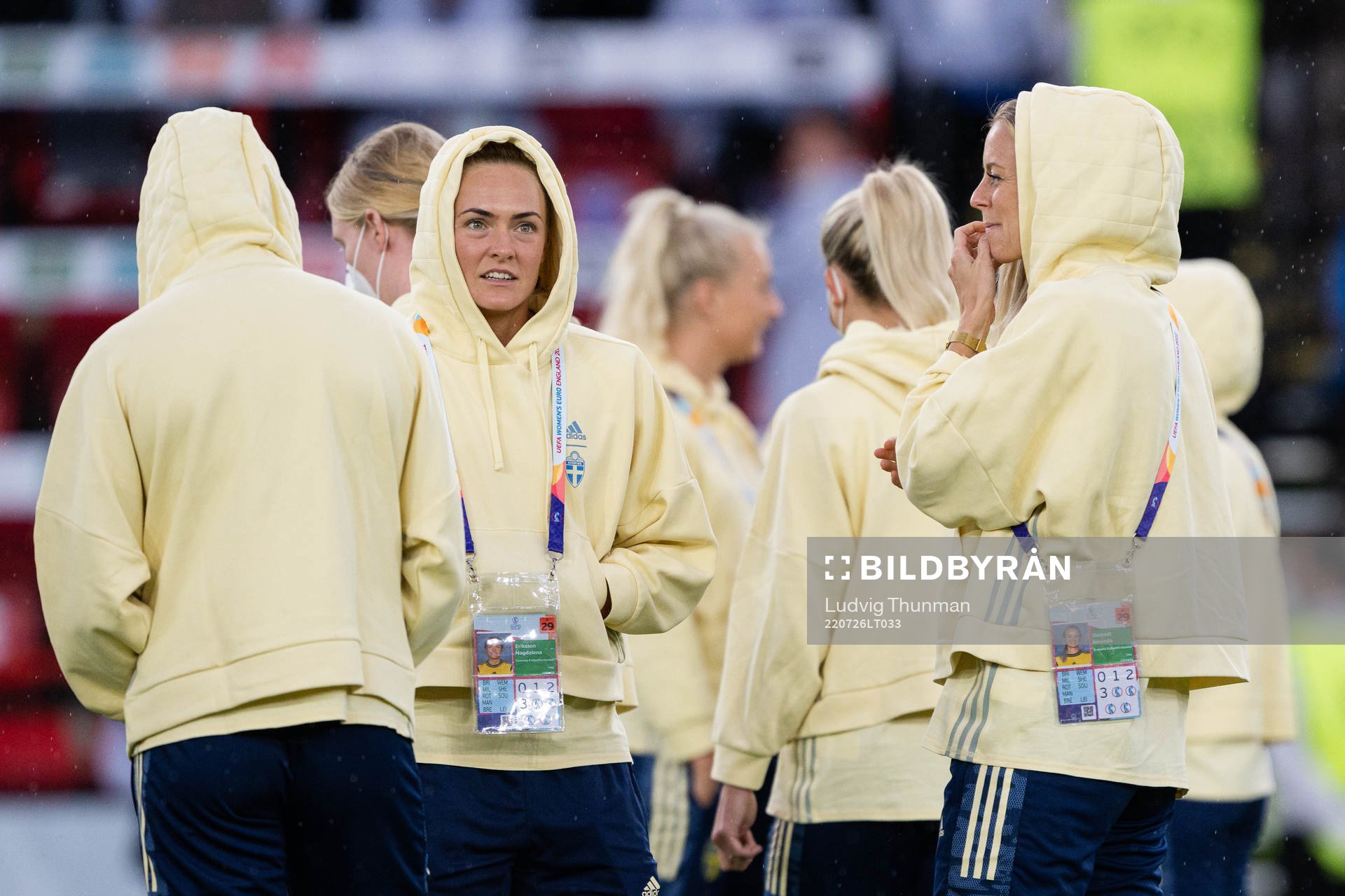 Magdalena Eriksson and Amanda Ilestedt of Sweden