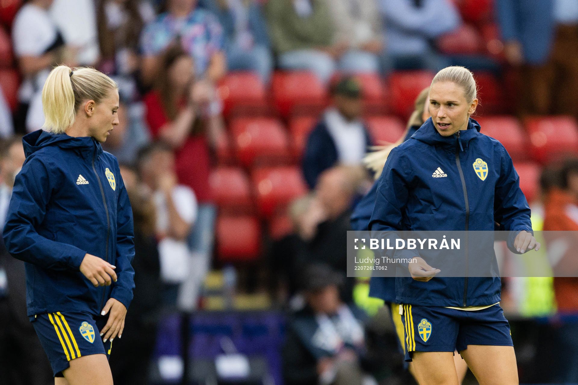 Rebecka Blomqvist and Jonna Andersson of Sweden