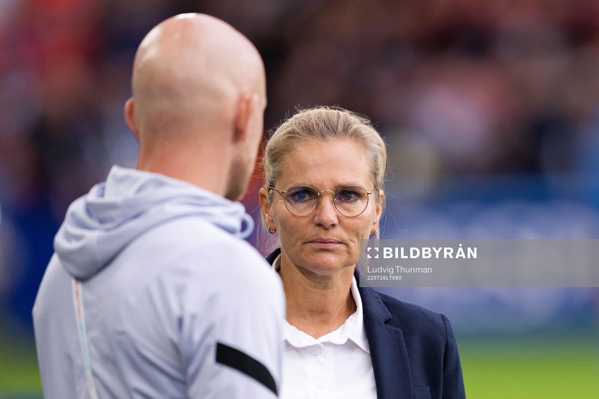 Head coach Sarina Wiegman of England