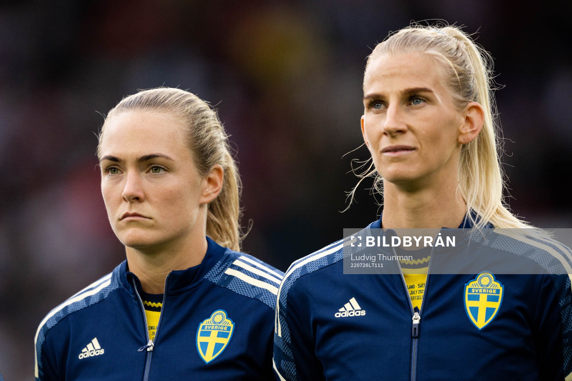 Magdalena Eriksson and Sofia Jakobsson of Sweden