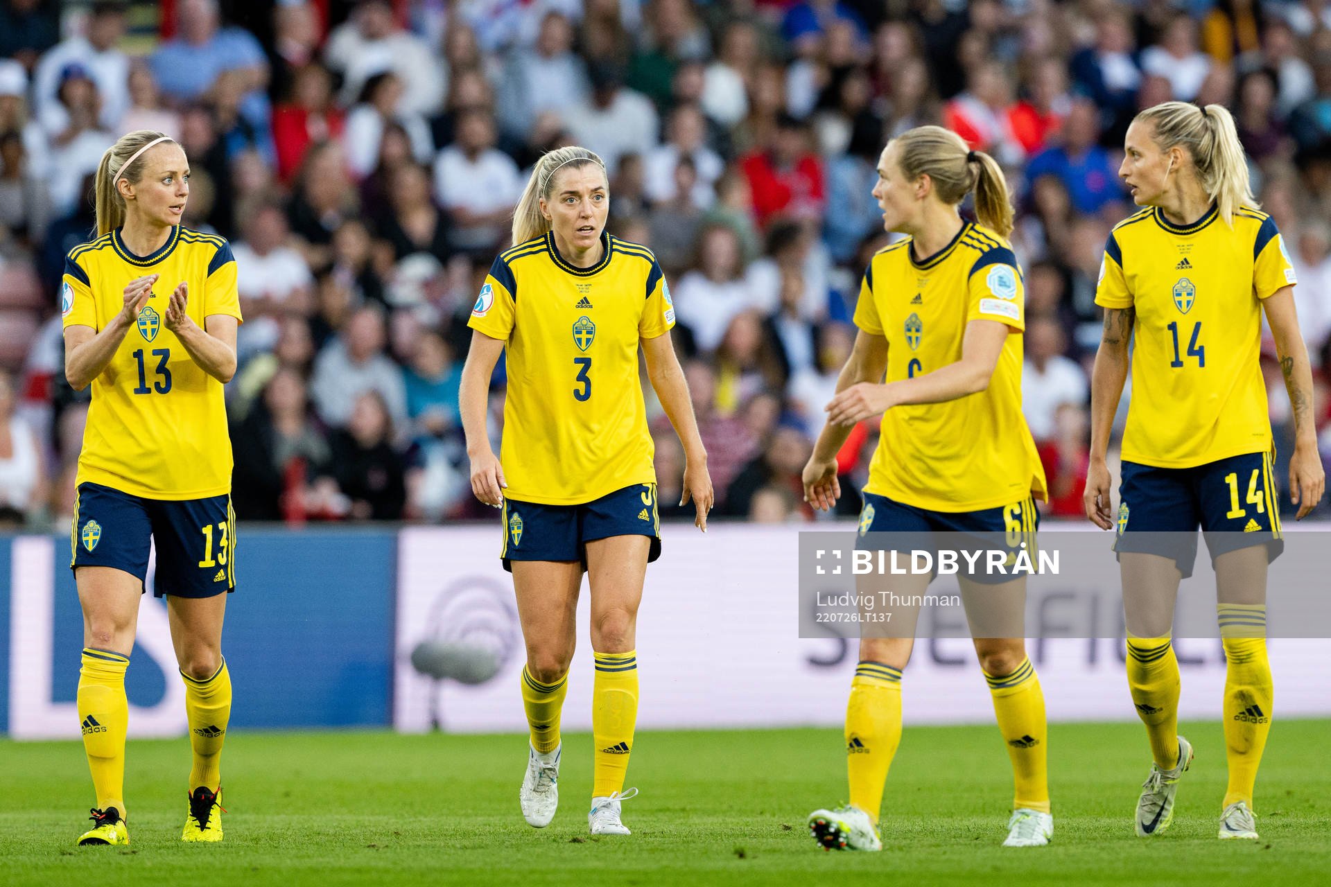 Amanda Ilestedt , Linda Sembrant , Magdalena Eriksson and