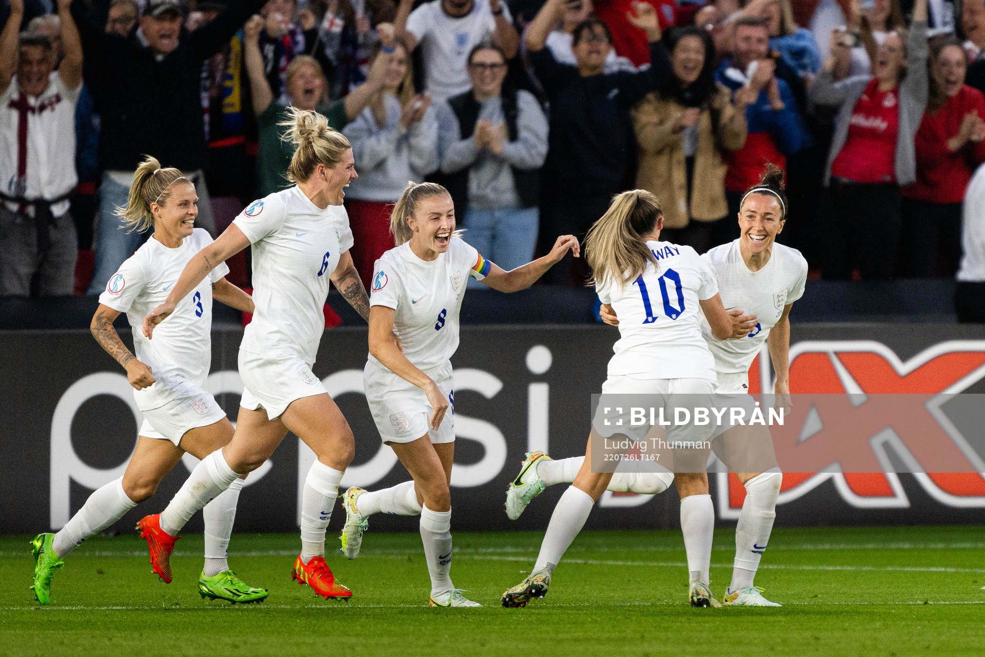 Rachel Daly , Millie Bright , Leah Williamson , Georgia