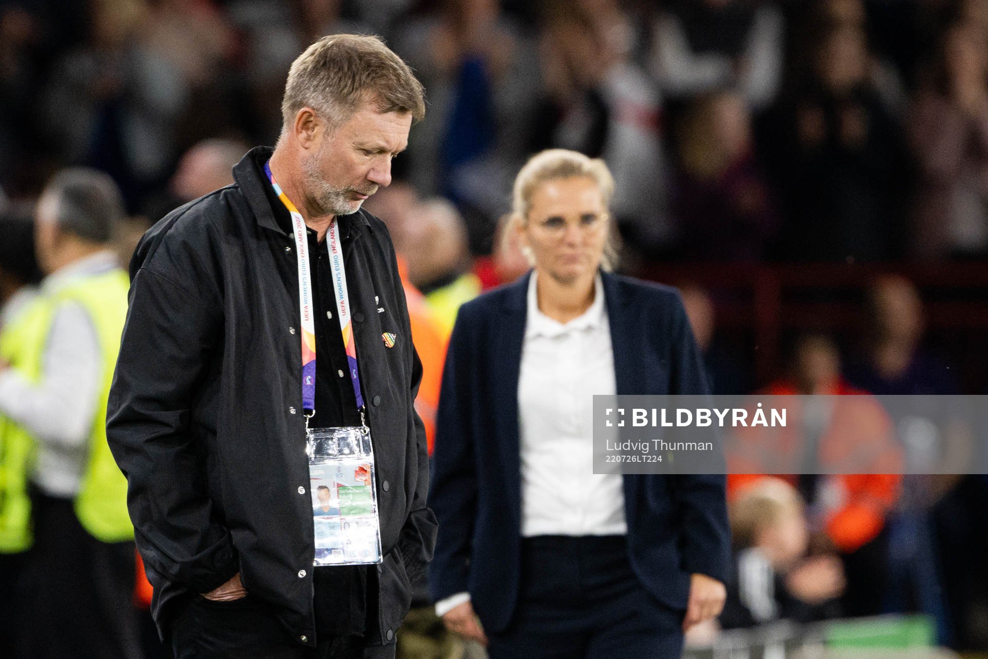 Head coach Peter Gerhardsson of Sweden and head coach
