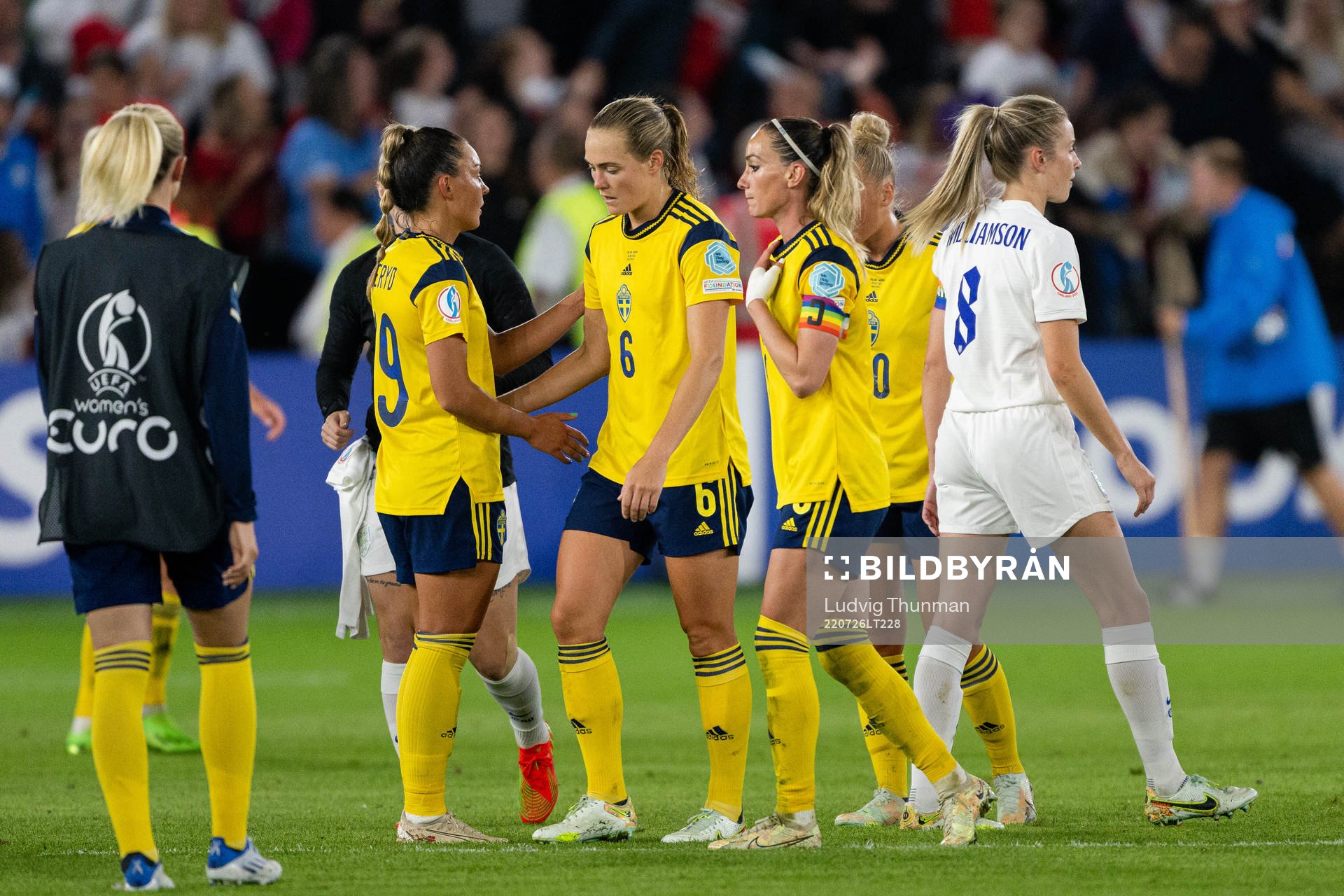 Johanna Rytting Kaneryd , Magdalena Eriksson and Kosovare