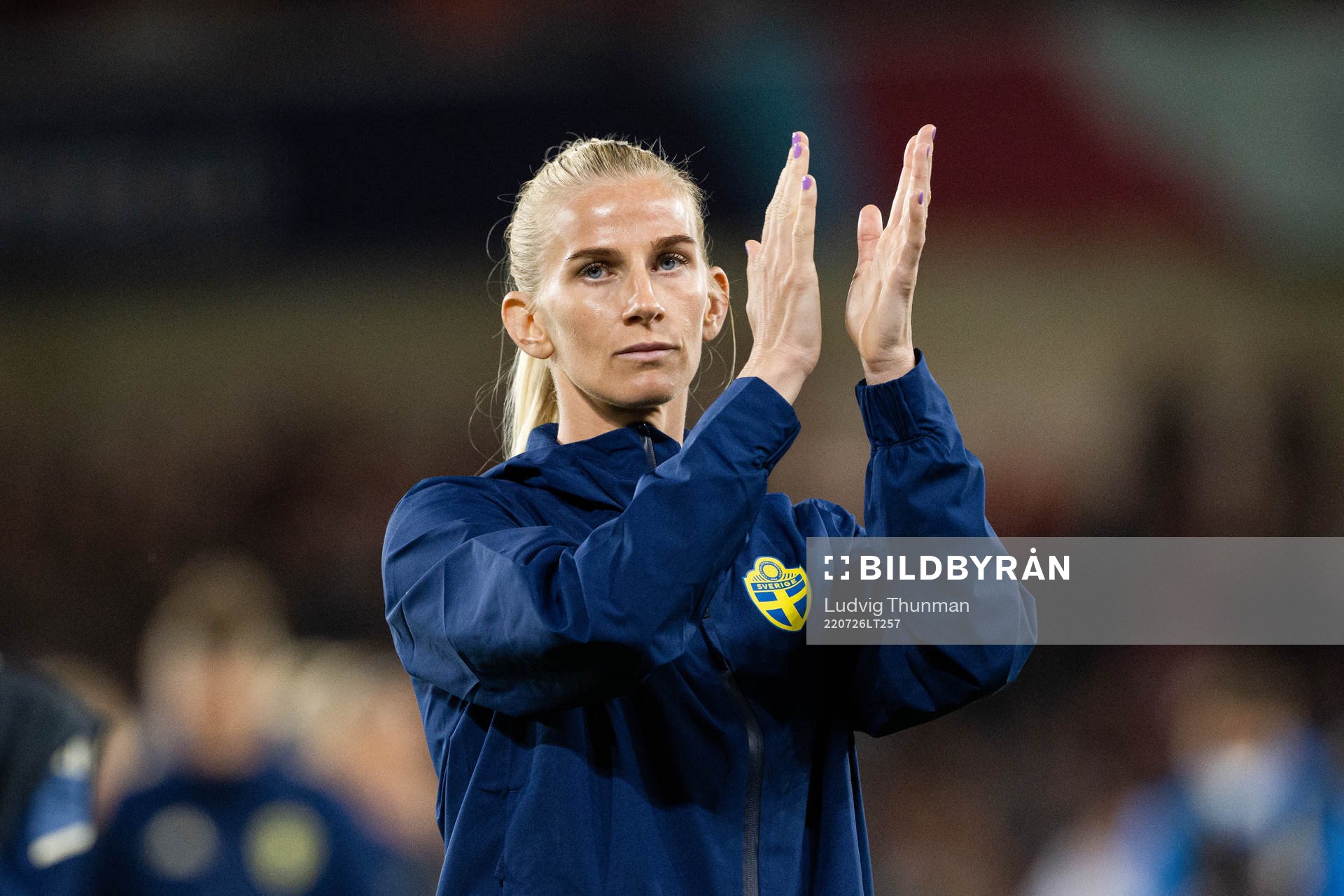 Sofia Jakobsson of Sweden looks dejected
