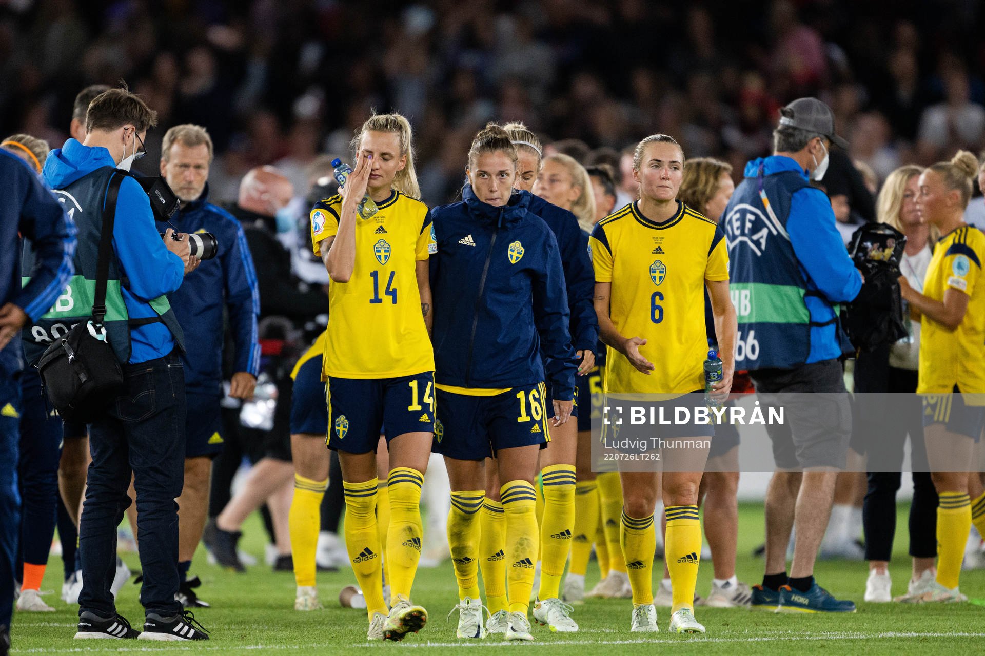 Nathalie Björn , Filippa Angeldahl and Magdalena Eriksson