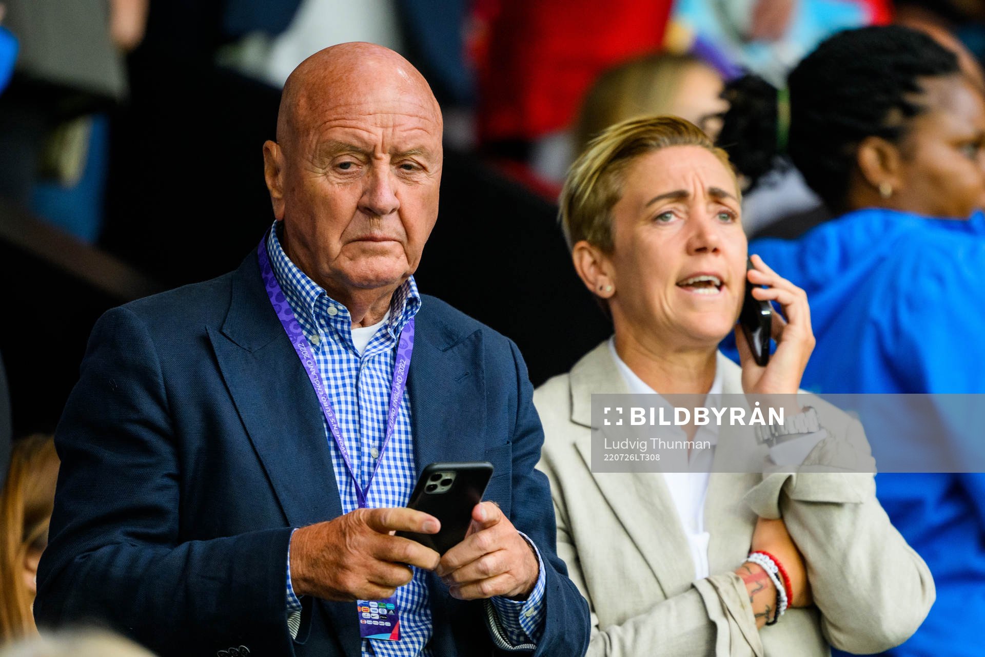 Erling, football adviser and Therese Sjögran, sports