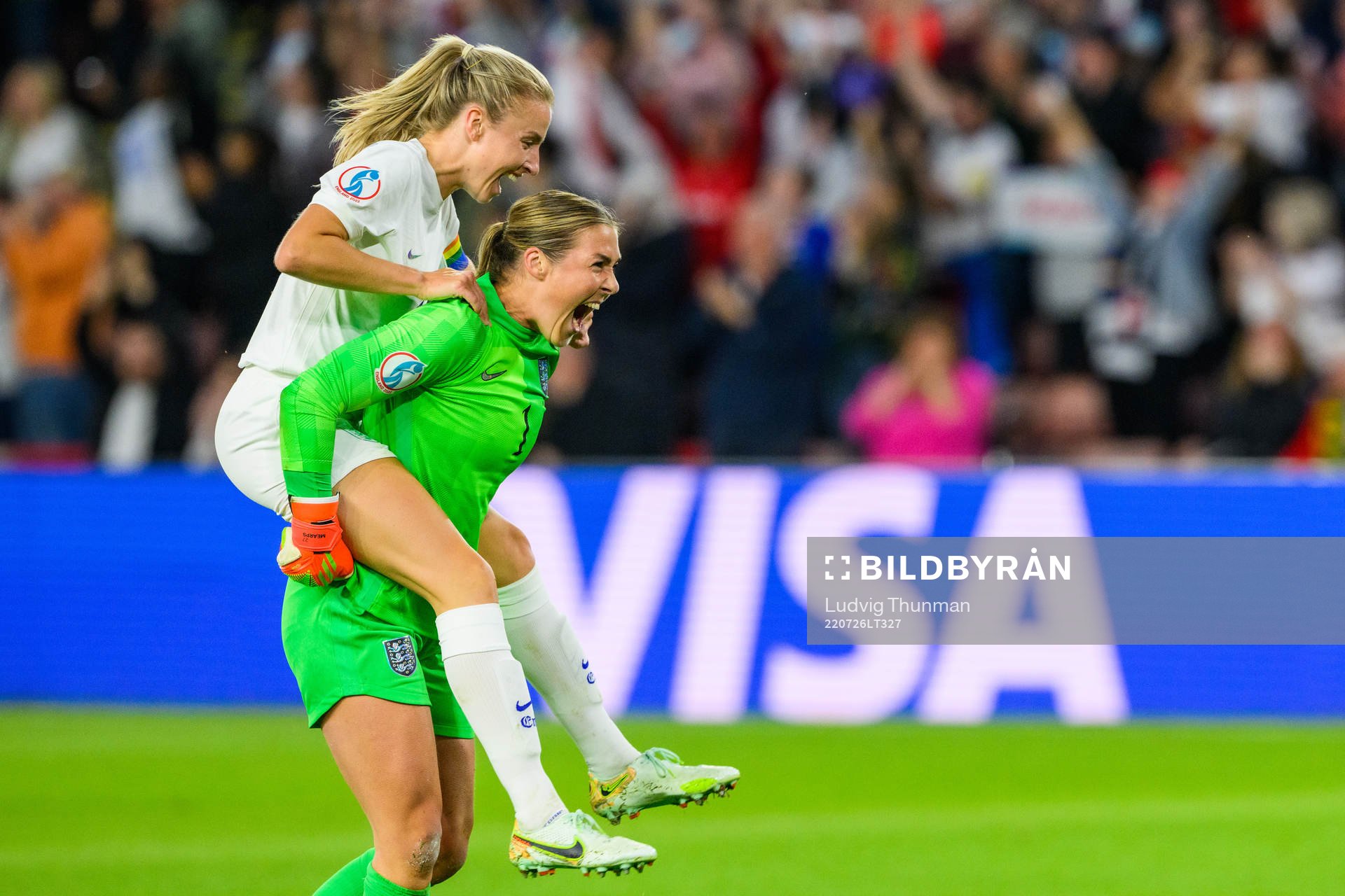 during the UEFA Women's Euro 2022 semifinal match between