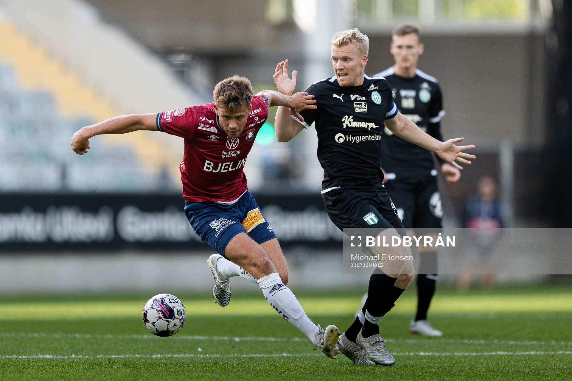 Västerås SKs Simon Johansson och Örgrytes Eric Nohlgren