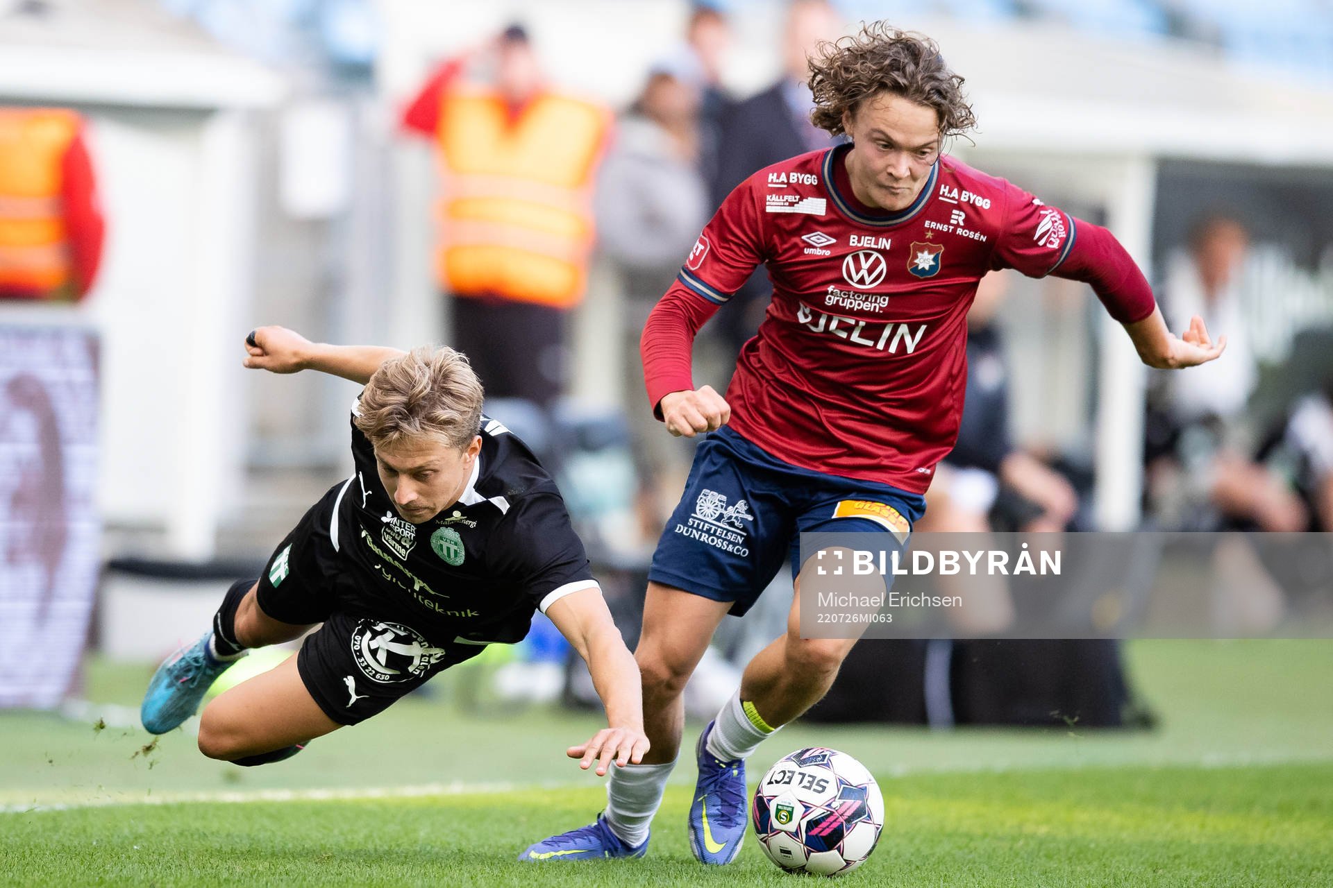 Västerås Simon Gefvert och Örgrytes Herman Sjögrell